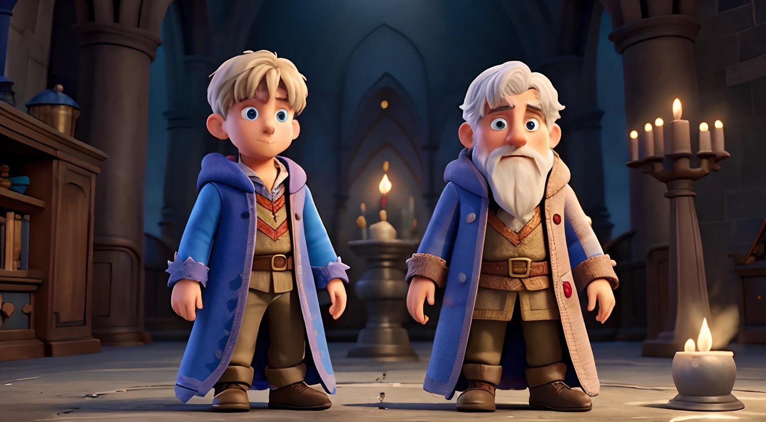 Merlin, The Wise Magician and the Boy Arthur