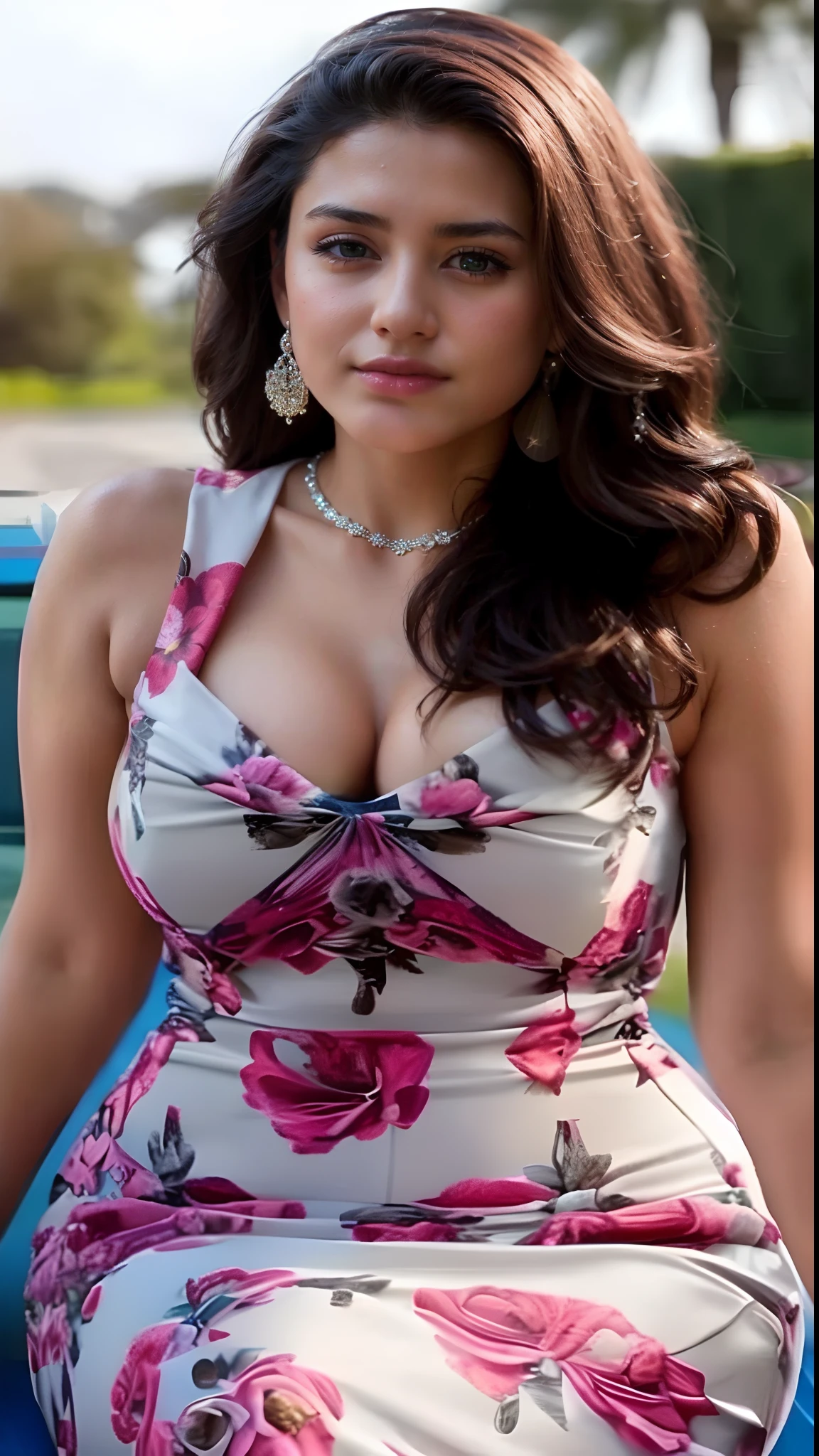 Random posture, (An extremely delicate and beautiful work), (masterpiece), 1girl, a girl in a white dress, highly detailed, waist leaking, ponytail contorted, charming expression, beautiful and clear eyes, green eye pupil, delicate necklace, delicate earrings, fairy ears, simple blurred background, extreme detail description, beautiful, charming, ultra-fine painting, delicate face, delicate figure, Fine collarbones, lovely lips, beautiful breasts, soft behind, mix4,(8k, RAW photo, best quality, masterpiece:1.2), (realistic, photo-realistic:1.37),1girl,cute,cityscape, night, rain, wet, professional lighting, photon mapping, radiosity, physically-based rendering,