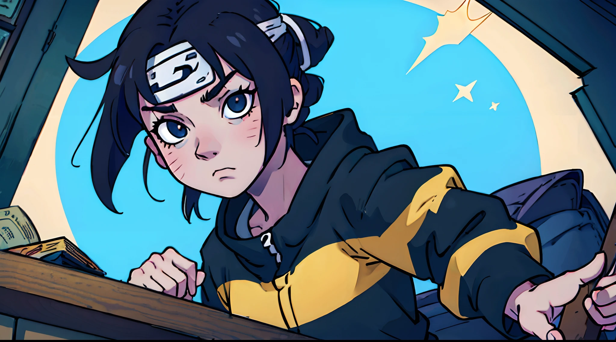 Anime Naruto black hair