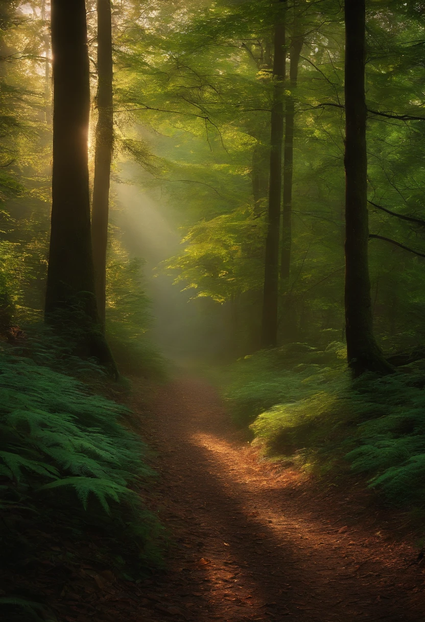 Hermit, A walk through the dense forest, dark forest, A glimpse of the sun in the treetops,