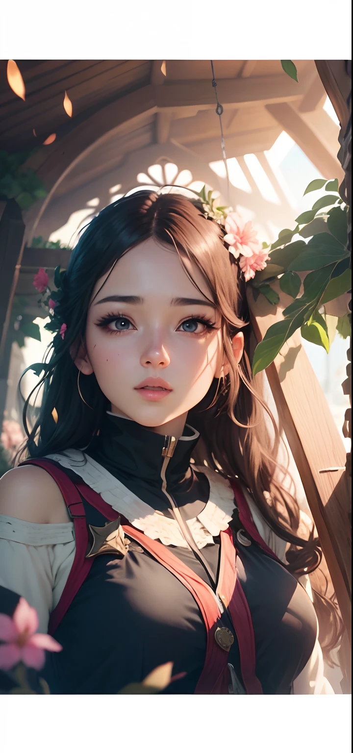 Change background anime beautiful girl realistic face 8k ultra realistic