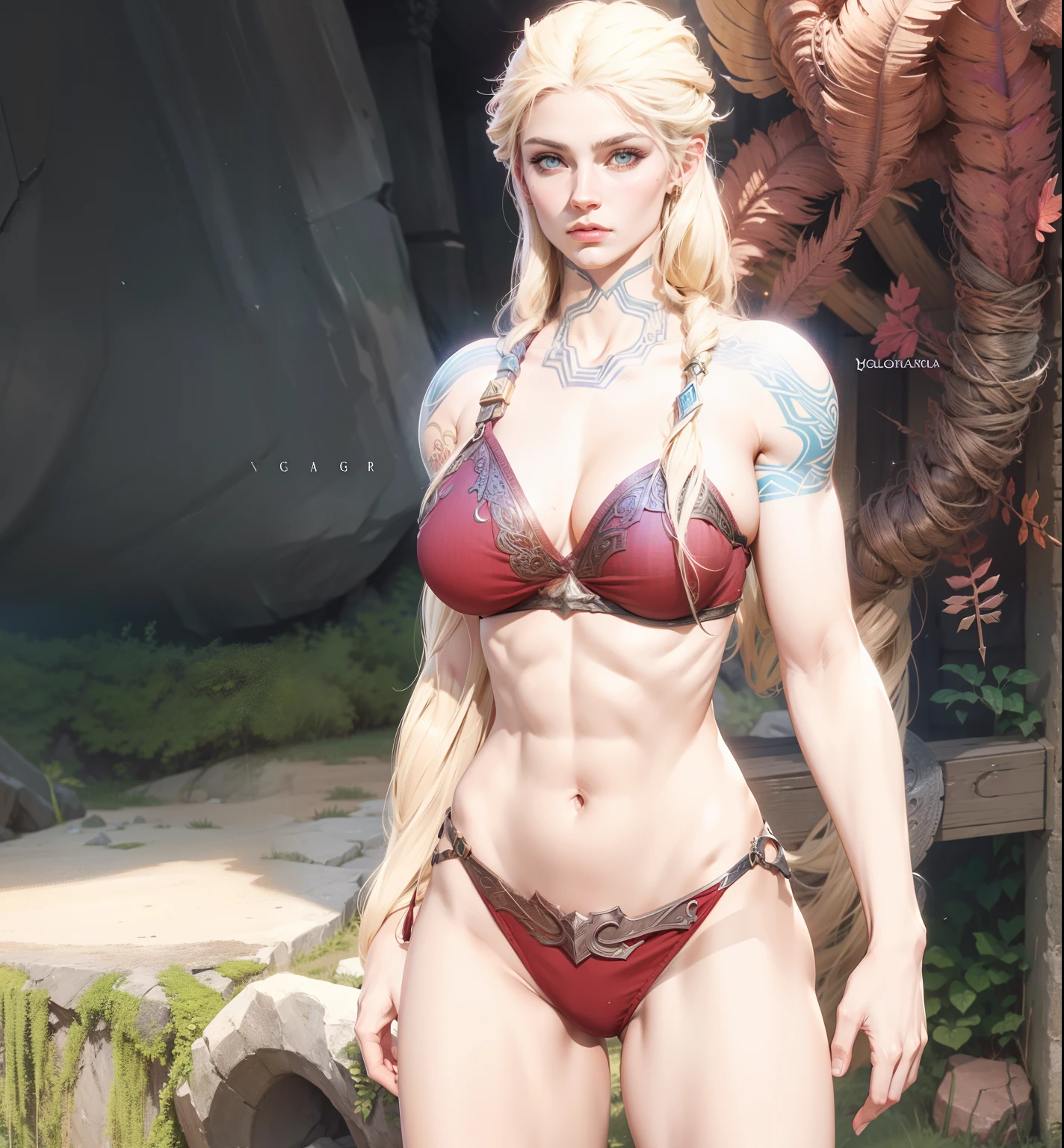 Asgard, Valkyries, mulher cavaleiro, Anatomia correta,epic fantasy digital art,tmasterpiece,8k,high-definition resolution,desenho detalhado,Qulidade Superior,, Epic composition, músculous body