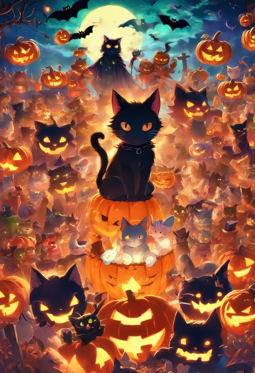Cat Halloween Party