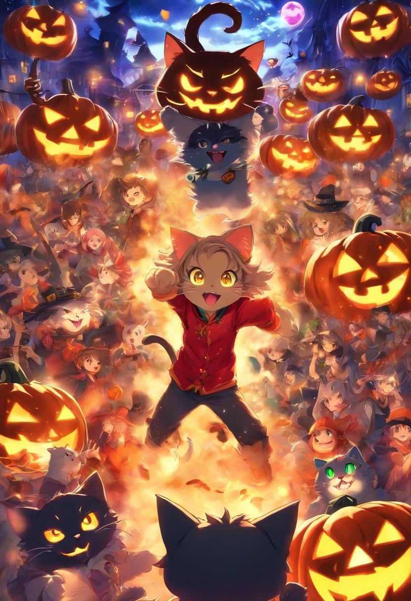 Cat Halloween Party