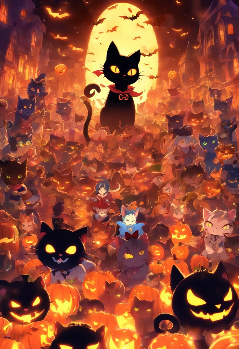 Cat Halloween Party