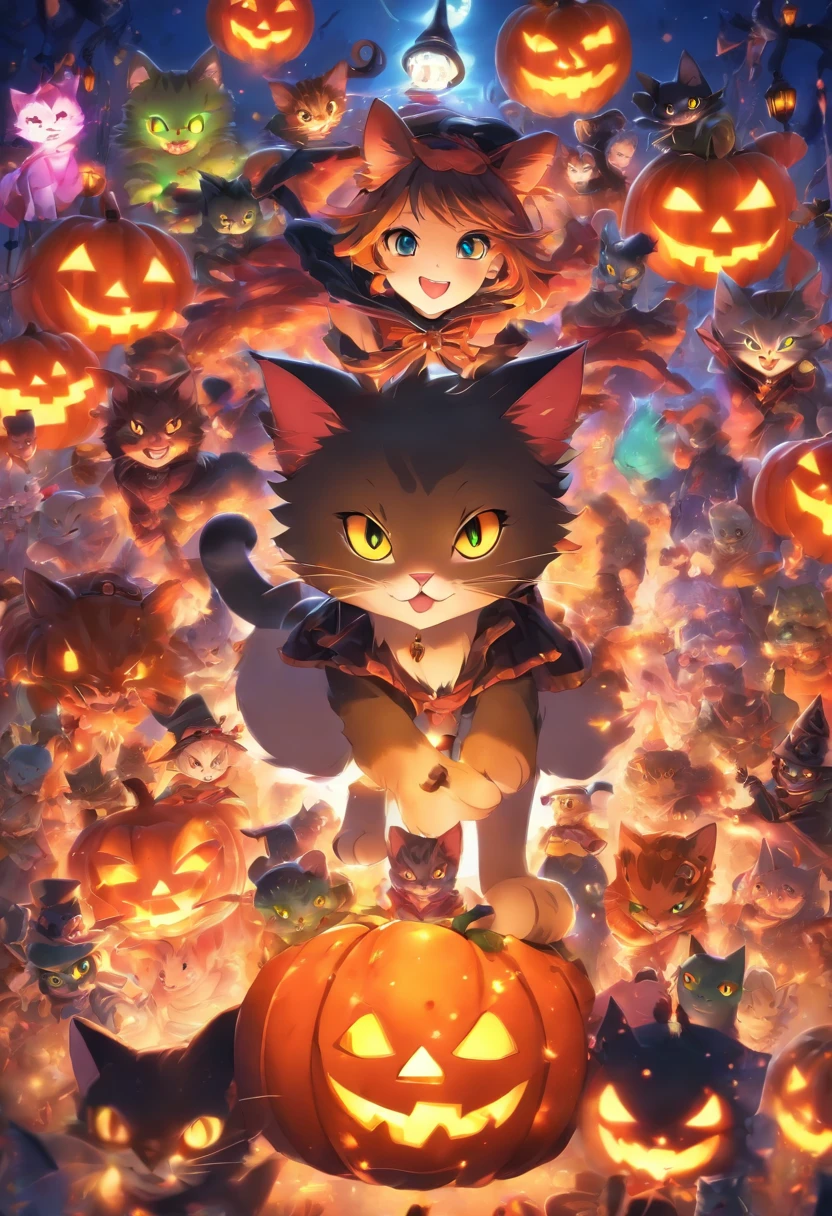 Cat Halloween Party