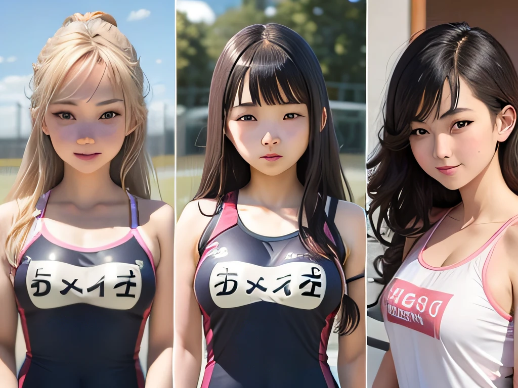 female high-school student School swim wear japanes Idol Work in your favor