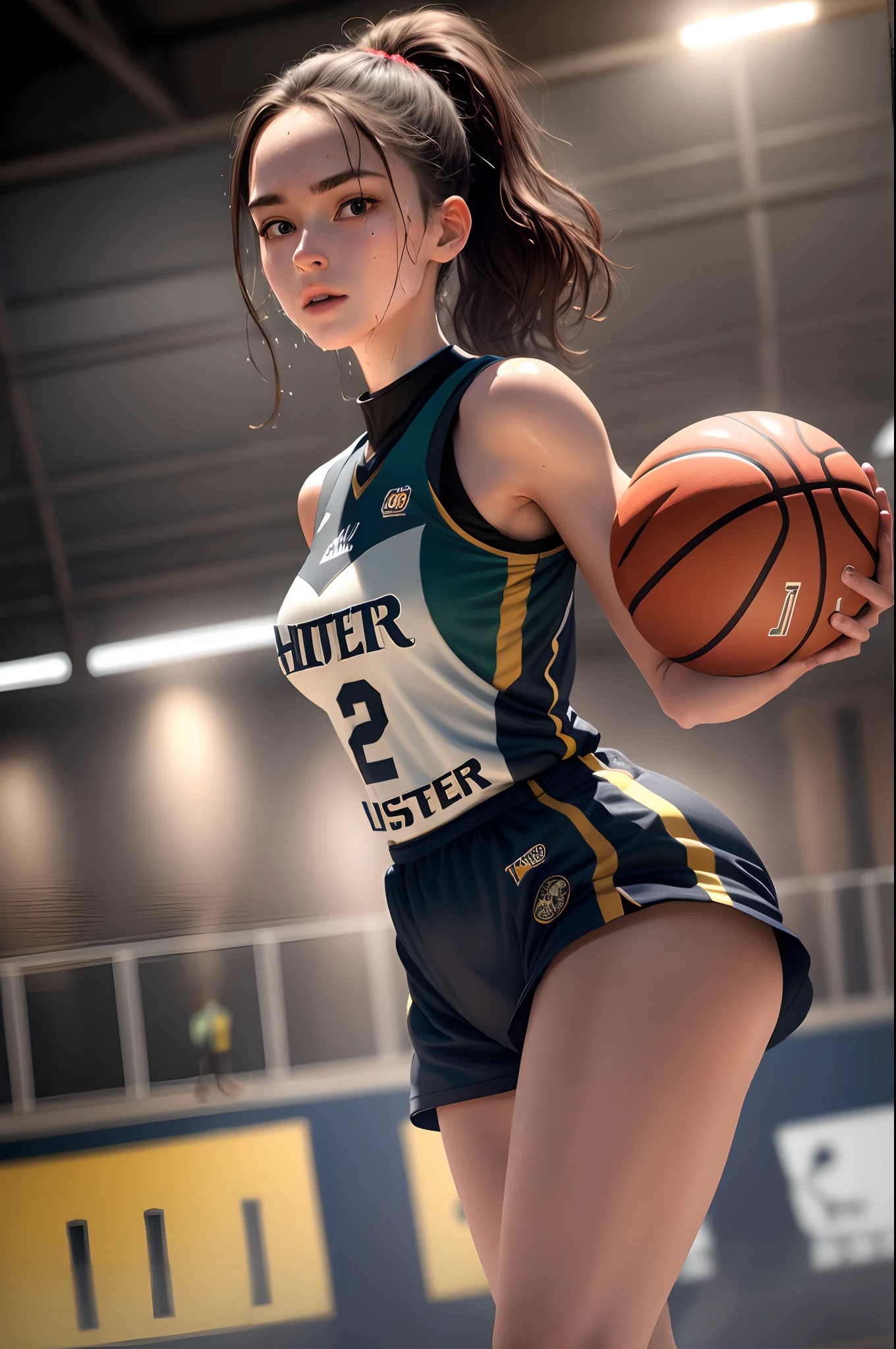 ((masterpiece)),(((Highest quality))),((Reference Sheet, Character Design, front, Rear view, Side view, Mr.々Hairstyle, Facial Expressions)), 14-year-old girl, Cute type, (Very slim:1.4), (Very small ass:1.4), Realistic buttocks, Medium Milk, Short Bob,Sidewave,Thin thighs, Long legs, ((Volleyball Uniforms, Volleyball Shoes)), ((Browsing Caution:1.3))