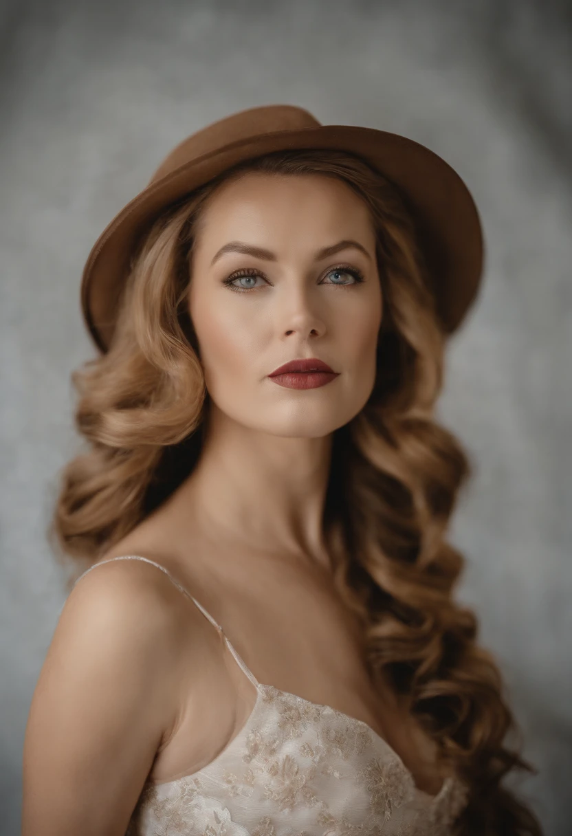 Best quality, masterpiece, super detailed high resolution, (realistic: 1.4),razor sharp focus, intricate detail, a beautiful woman, 1920s swing singer, on stage, blonde hair (cinematic lighting:1.1), photographed on a Fujifilm X-H2S, 90mm F/8 Macro Lens, with expired Kodak VISION3 500T color negative film, 8k, (full body:1.0)