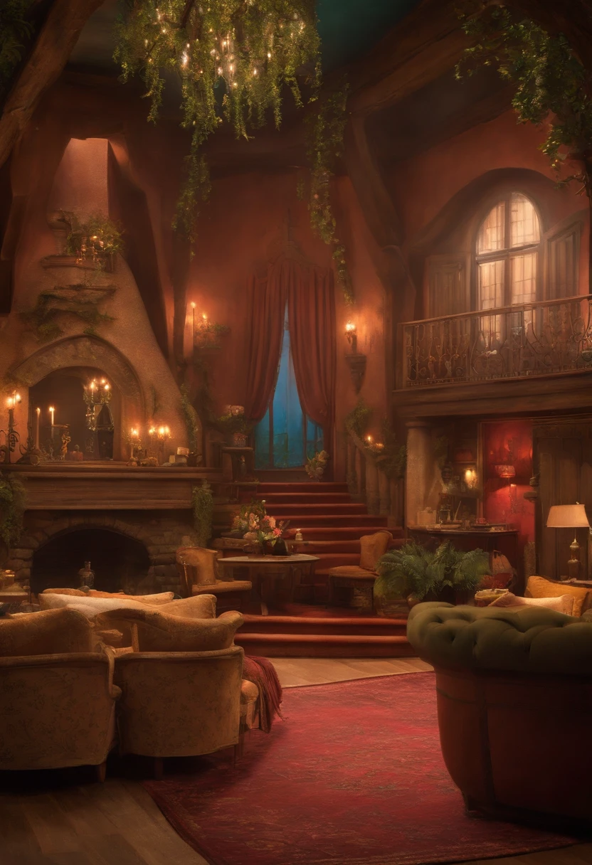 realistic image of a mix of disney show sets