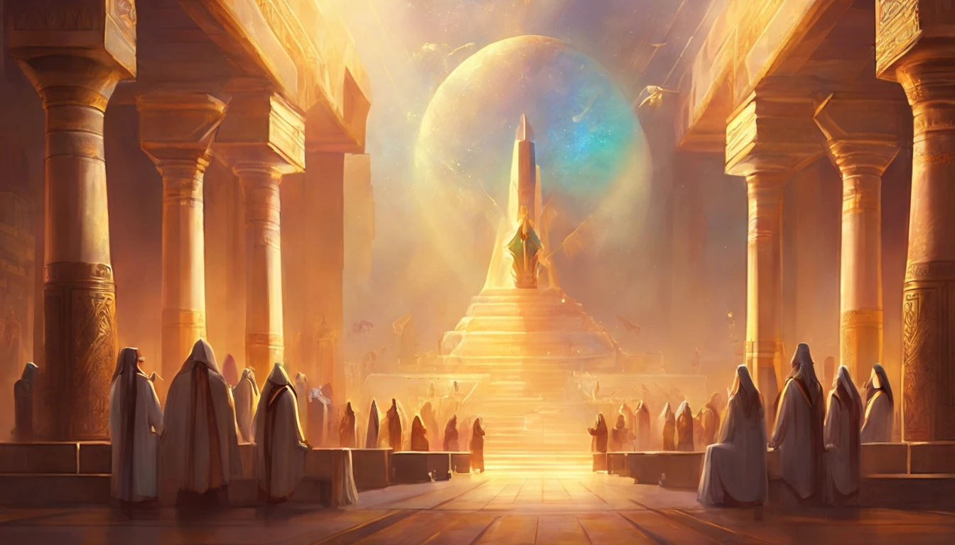 Meeting of Egyptian Christian Priests of the Biblical Period