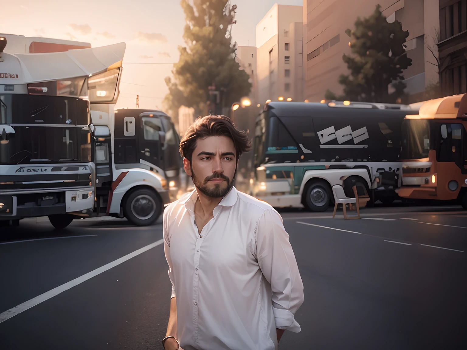 Change background in to the beautiful road