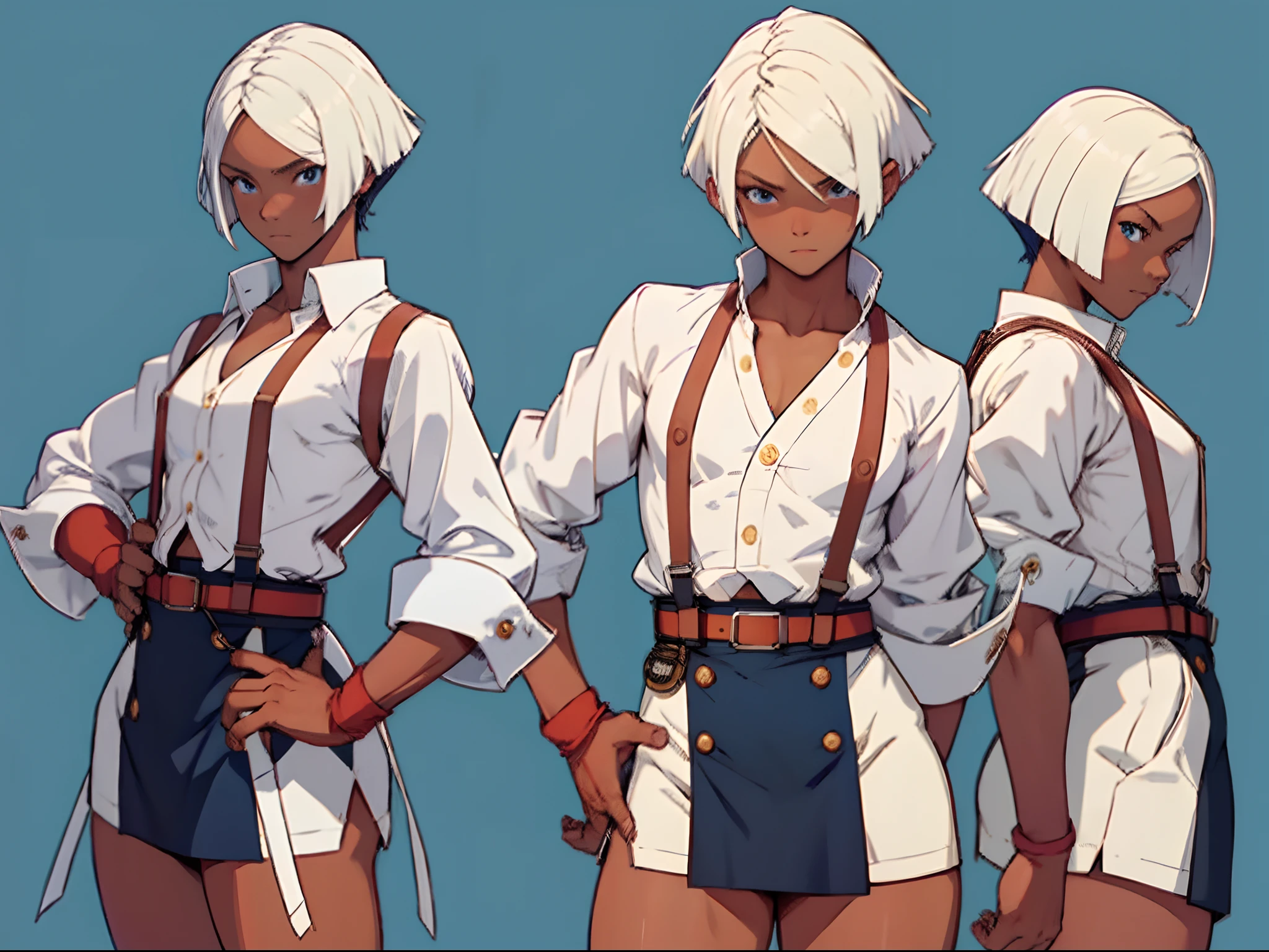 NSFW,​masterpiece,top-quality,((character sheets,Same character,gauges,Lateral face,soles)),environment change scene,Pose too,Hairstyle Fax,Pose Jitai,Chartaran Betarola,(simple background、white backgrounid:1.3),illustratio,1 girl,A  girl,Petite girl,small tits,Has a small,short in stature,Young look,a blond,white  hair,a sailor suit,pleatedskirt,multi view