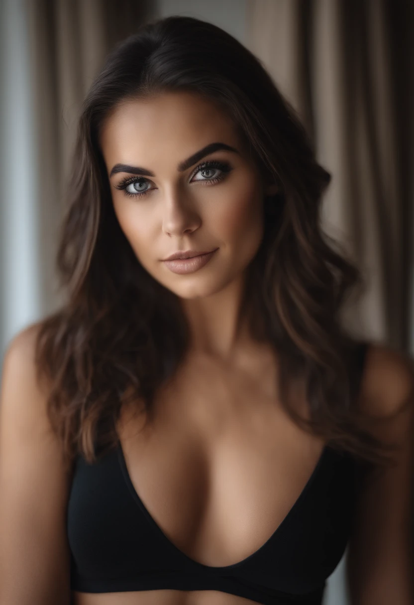 Femme arafed , fille sexey aux yeux bruns,mirror selfie, cheveux bruns et grands yeux, Yeux de chambre, Violet Myers, sans maquillage, maquillage naturel, looking straight at camera, Visage avec Artgram, Maquillage subtil, Superbe photo du corps entier, dans la chambre, clivage, tits, ass, sexey, Sexe, levrette, position Sexee, nudes, pas de vetements
