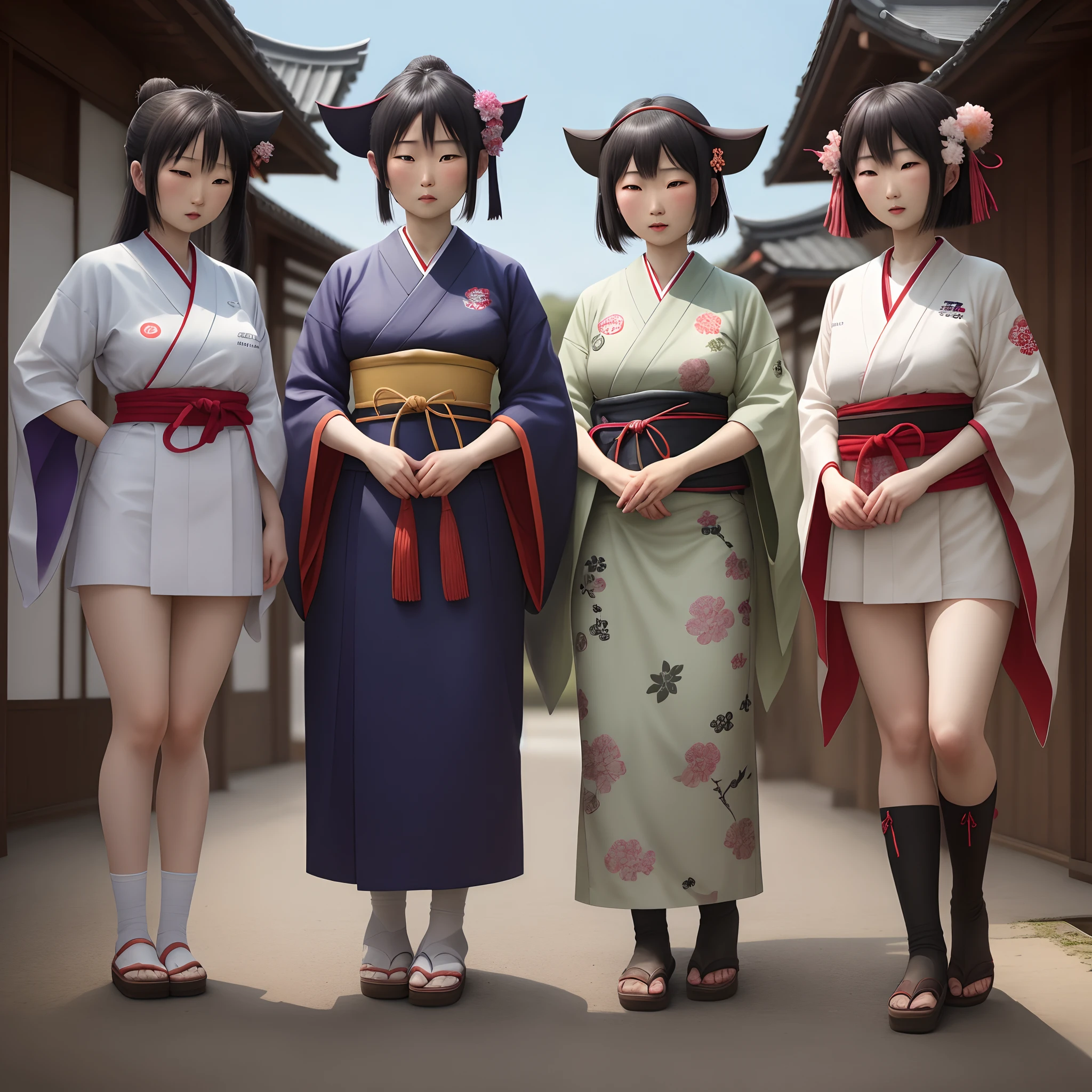 Japonesa com roupa transparente e peitos grandes