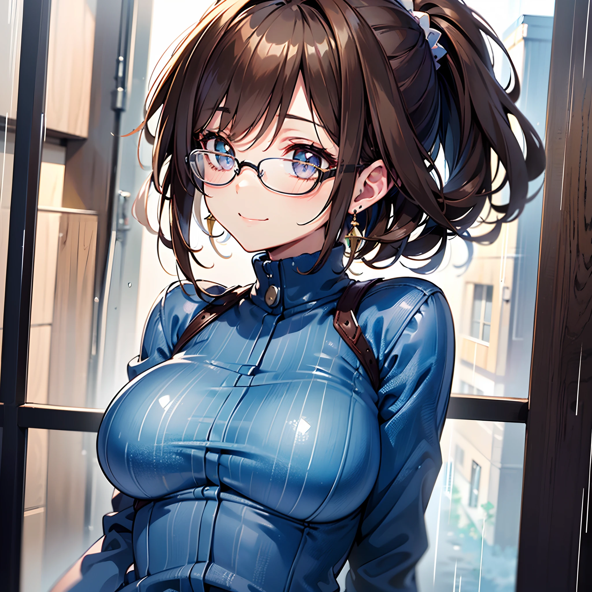 Beautiful lawyer (Highest quality,masterpiece:1.2), Perfect figure, Wearing glasses, Ultra Clear, Super detailed, Depth of written boundary, Brown Hair, Charismatic, 36 years old The bust is extra large、Clothes that look like they're going to tear Fancy belt Very big hips、Race Queen Costume、Skirt Type Sexy gravure pose Delicate facial balance correction The hands are casually hidden Body、《Milky white juice on face》is being fired White juice splashed on the costume Bukkake milky juice 顔に集中Bukkake milky juice30%Increased volume《delicately and boldly Facial retouching、perfectly Eye correction