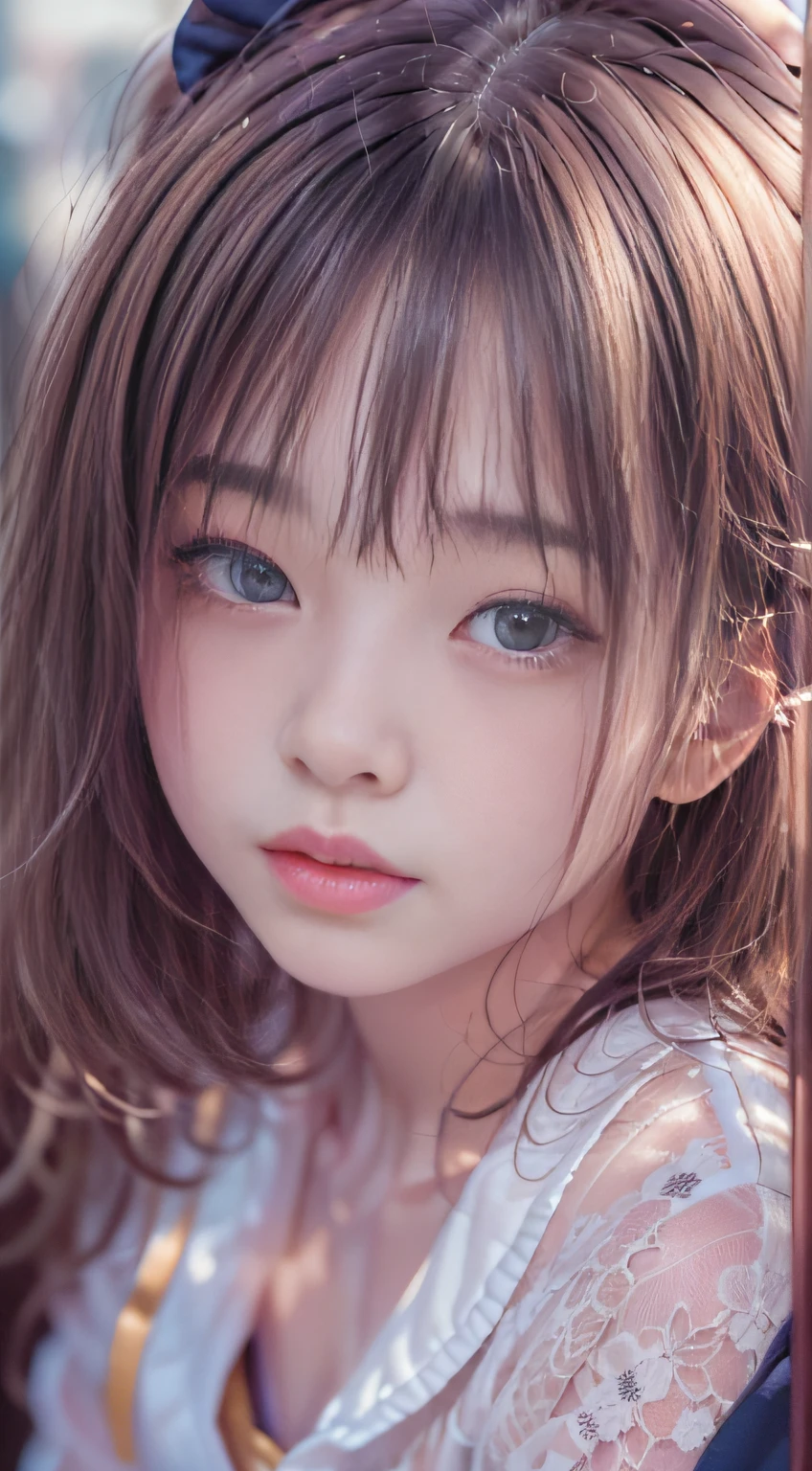 highest quality, realistic, 8K, High resolution, full color, 1 girl, woman, 15 years old woman, (pupil, light in the eyes), detailed beautiful face,Beautiful skin,looking at the viewer:1.8, (1 girl eyes looking at the viewer:1.55), Upper body NSFW
