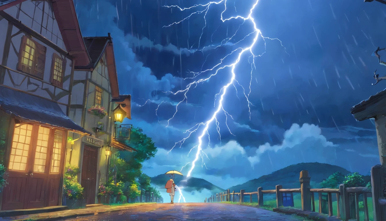 Homem caminhando por uma estrada,sob um raio, durante uma tempestade, Lightning creating life, em uma tempestade, durante uma tempestade, dark storms with lightning, Detailed lighting and thunder, Tempo tempestuoso com raios, Standing against the storm, tempestade assustadora, Do lado de fora uma tempestade se enfurece, with lightning bolts