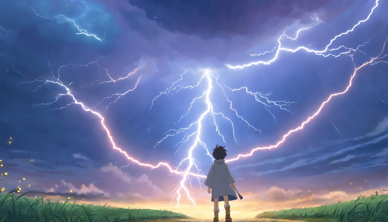 Homem caminhando por uma estrada,sob um raio, durante uma tempestade, Lightning creating life, em uma tempestade, durante uma tempestade, dark storms with lightning, Detailed lighting and thunder, Tempo tempestuoso com raios, Standing against the storm, tempestade assustadora, Do lado de fora uma tempestade se enfurece, with lightning bolts