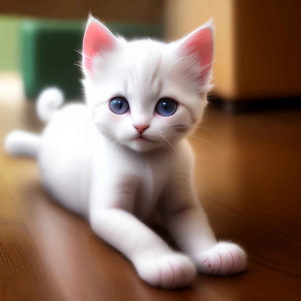 White kitten