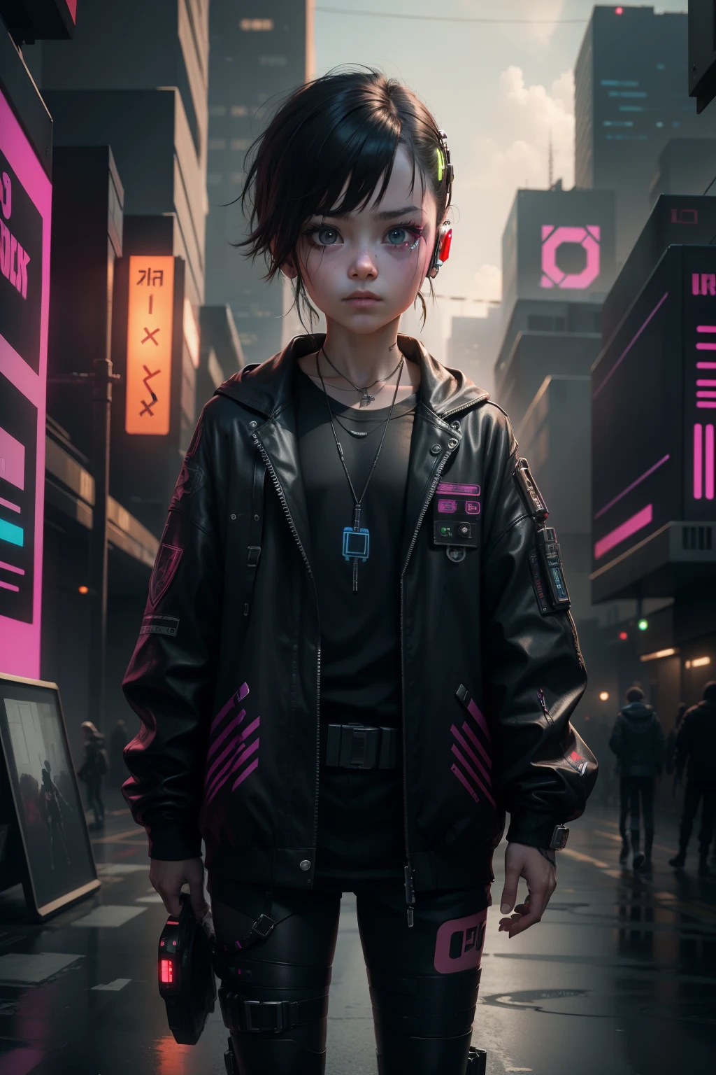 There's a Techno child, Cyberpunk