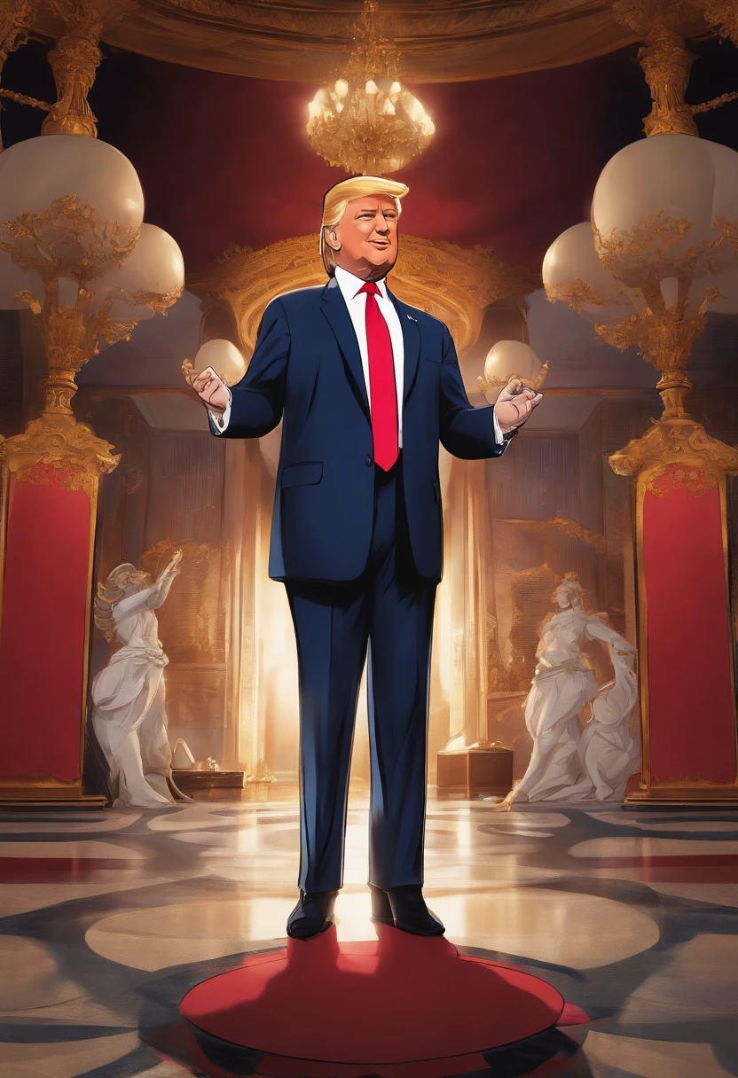 donald trump anime