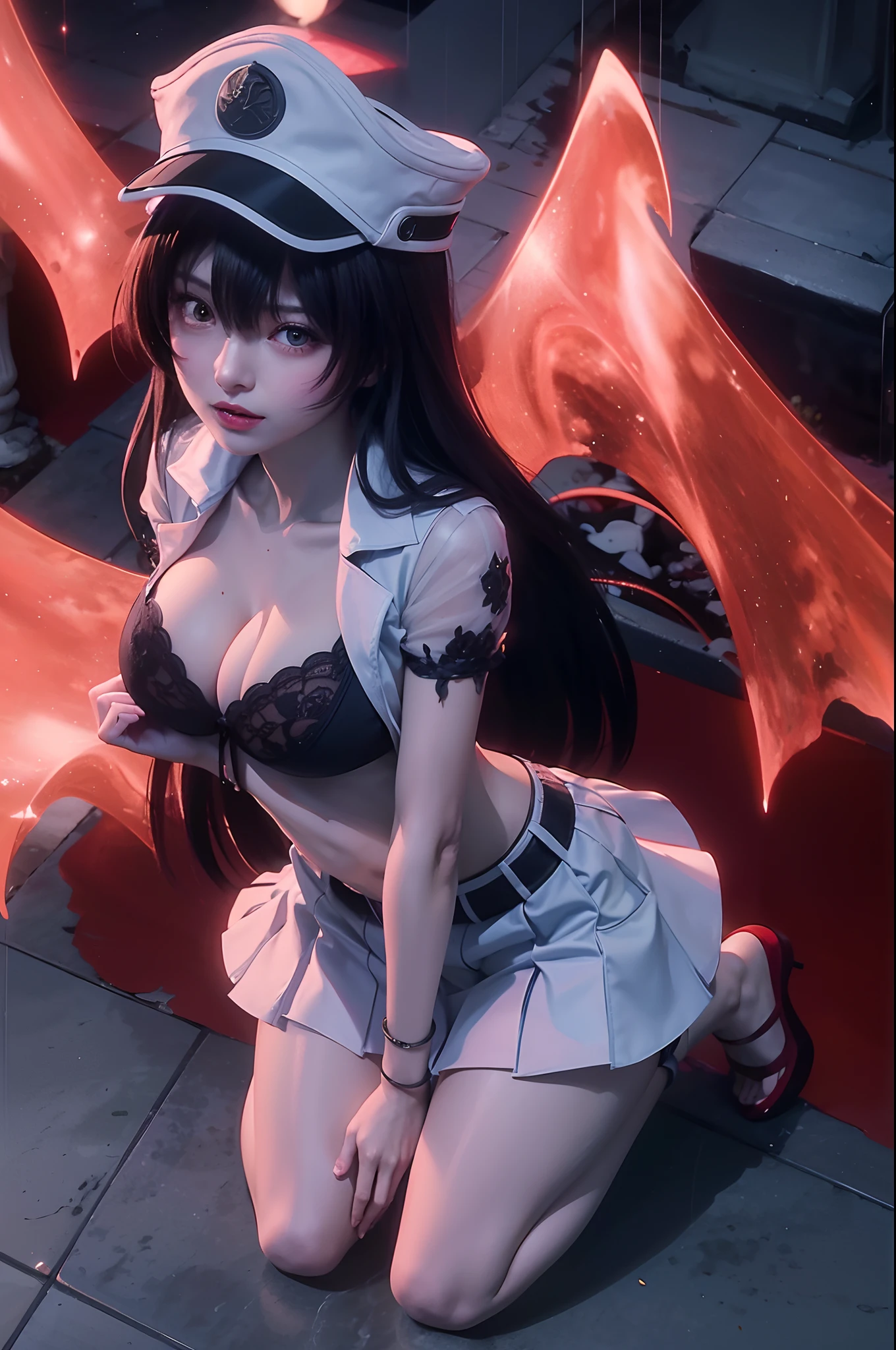 masutepiece, (Best Quality:1.4), Realistic, extremely detailed CG unified 8k wallpaper, ighly detailed, High-definition raw color photos, professional photograpy, Realistic portrait, Cinematic Light, Beautiful detailed, 1girl in, (Naked:1.5), Beautiful big breasts, breasts details, Exposed breasts, (cleavage of the breast:1.2), (Fine face:1.2), Close up portrait of girl in beautiful clothes with wide open front, Bare shoulders, (Transparent beautiful clothes with wide open chest:1.4), open chest wide, Undress、No bra, , (cameltoe details), Outdoors, high intricate detailed, float, cum on, Sense of truth, Beautiful Landscape Forest, castle, Sexy lighting,