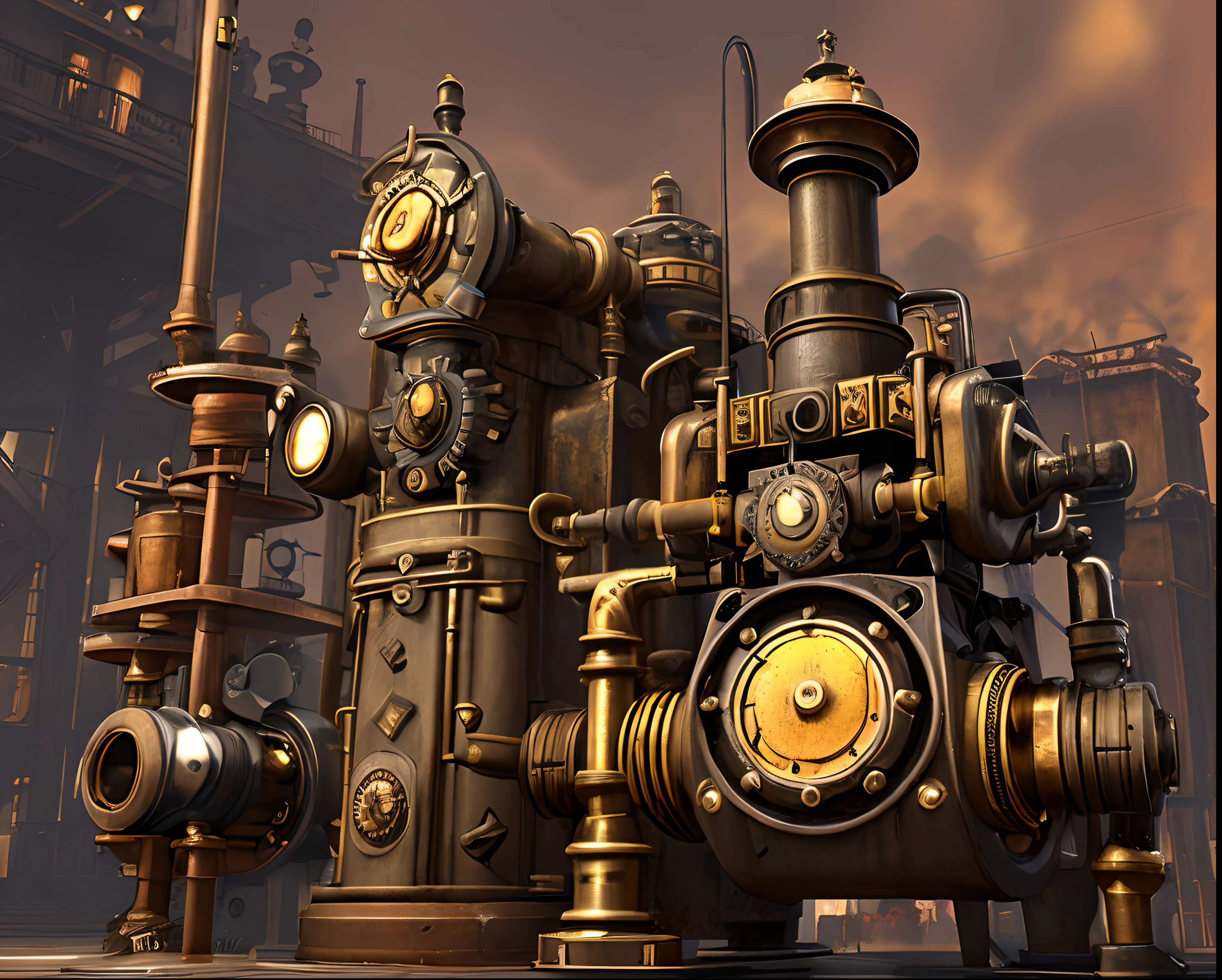 Hate valve, steampunk