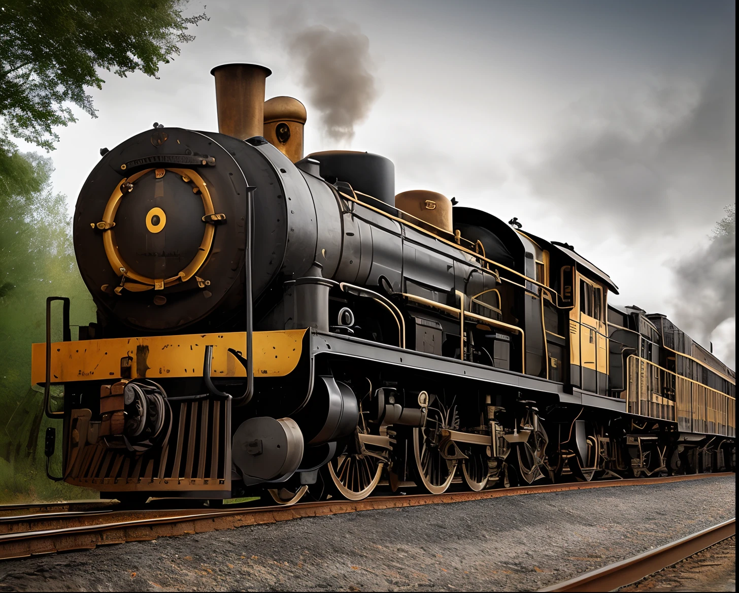 Hate valve, steampunk, train