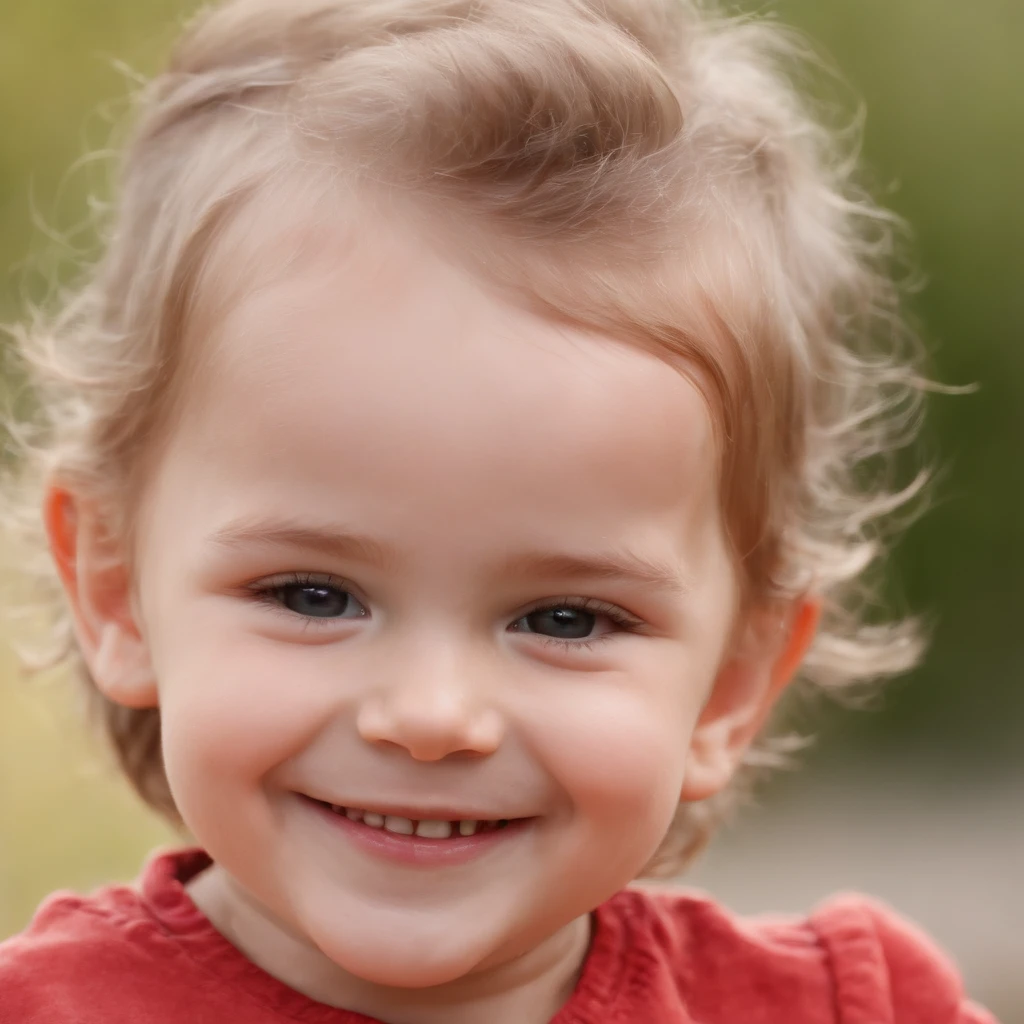 Create a high-definition image of a smiling , la bouche ouverte, montrant des dents saines et blanches. L'enfant semble heureux et insouciant, sans aucune indication de douleur ou d'inconfort.