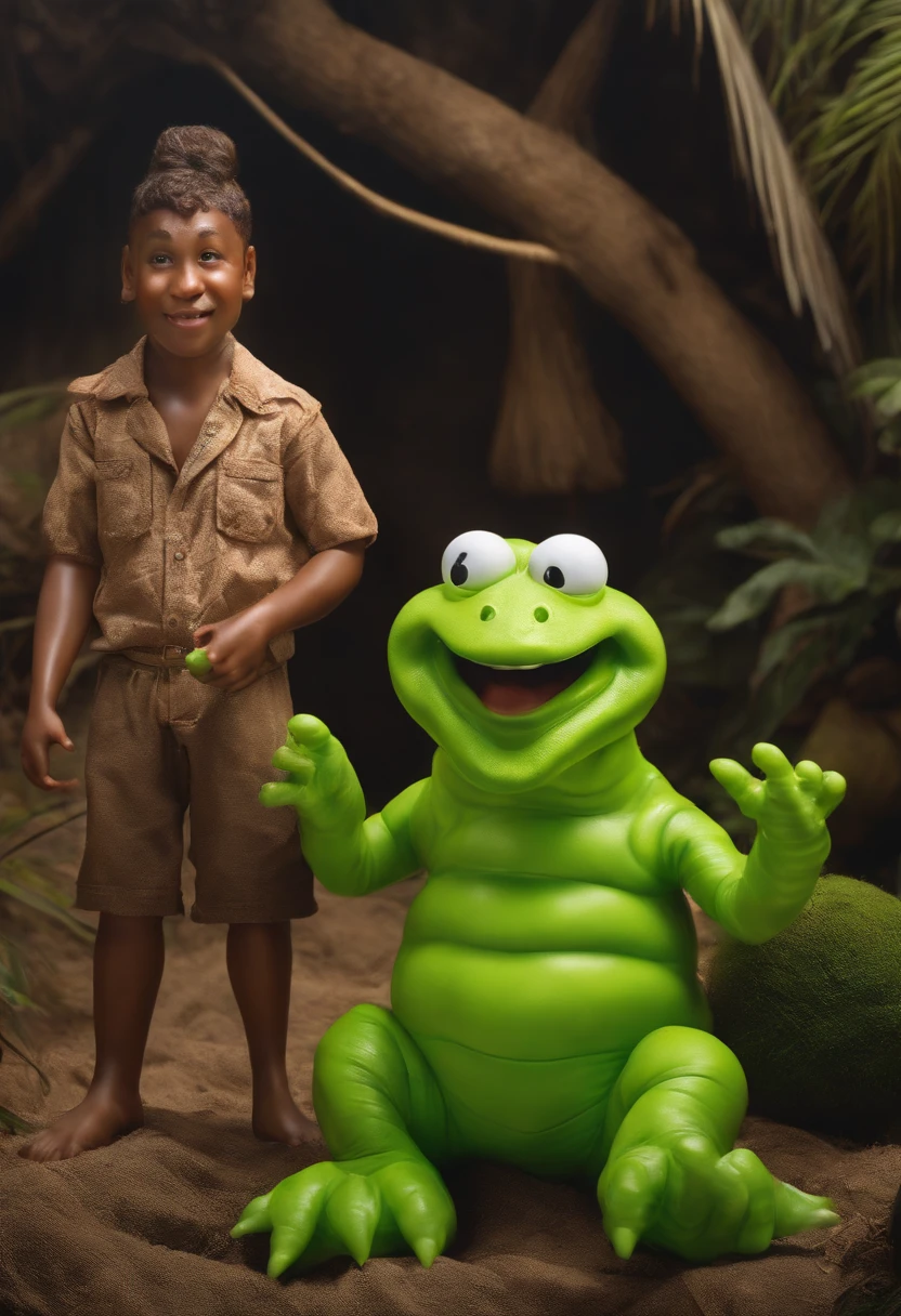 Slimer Man and Coconut boy