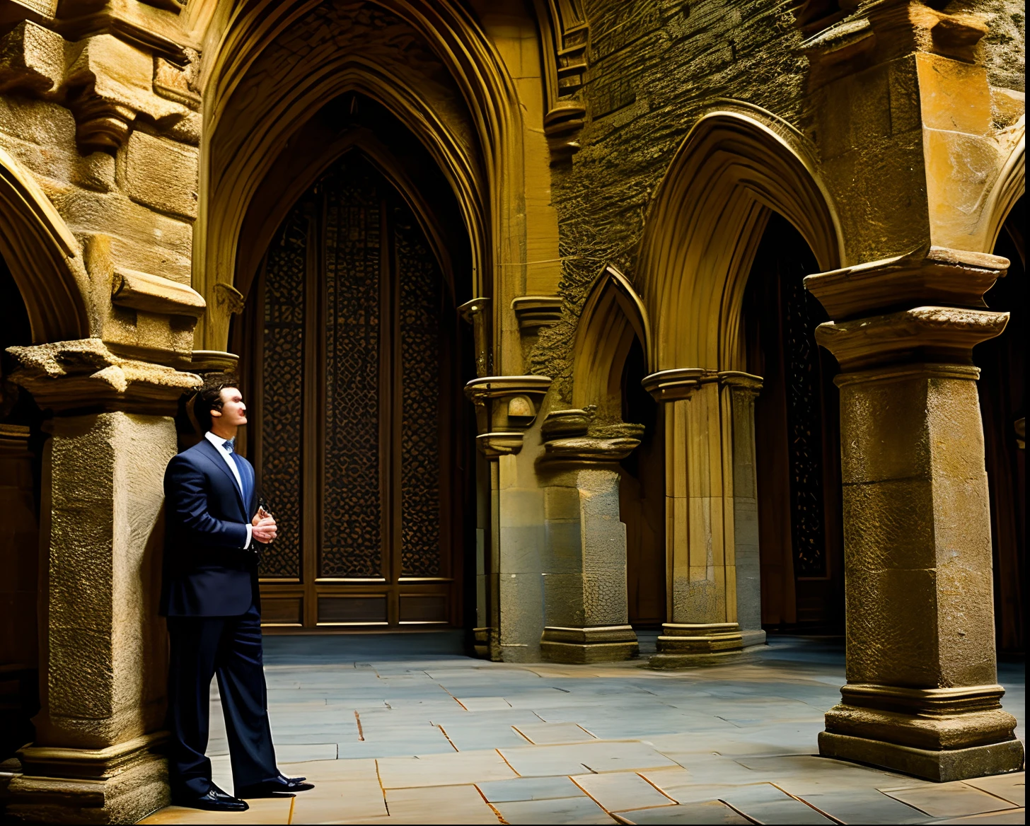 Joel Osteen In a castle