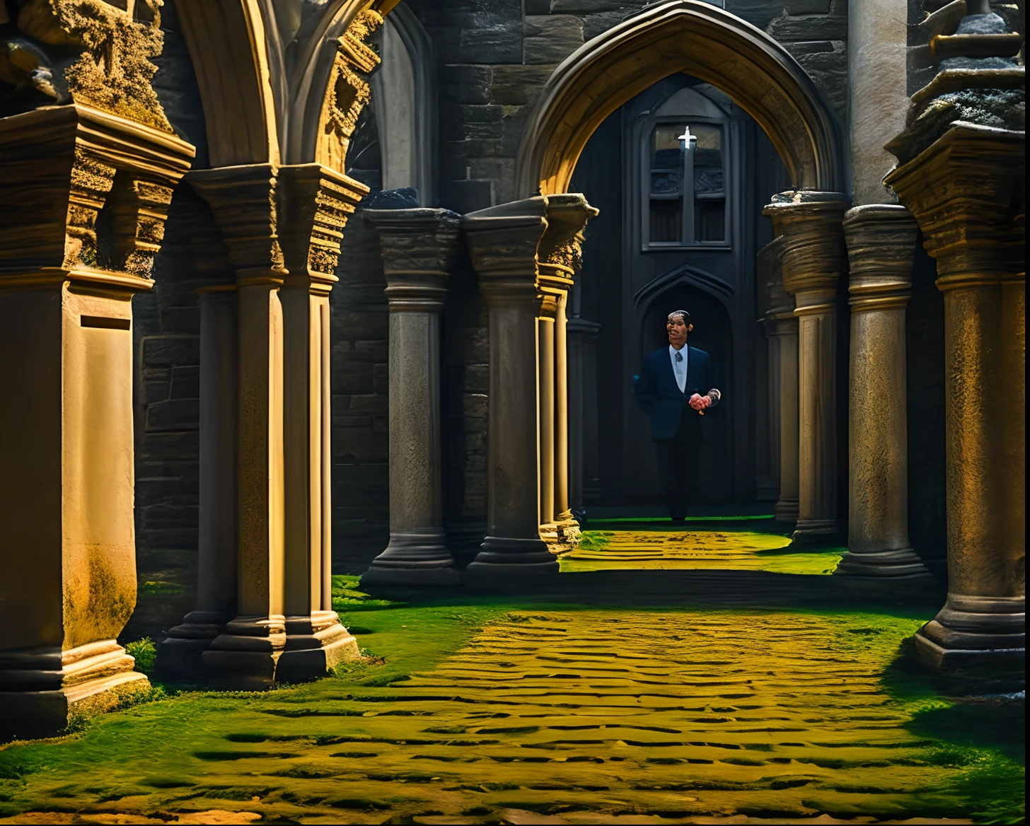 Joel Osteen In a castle
