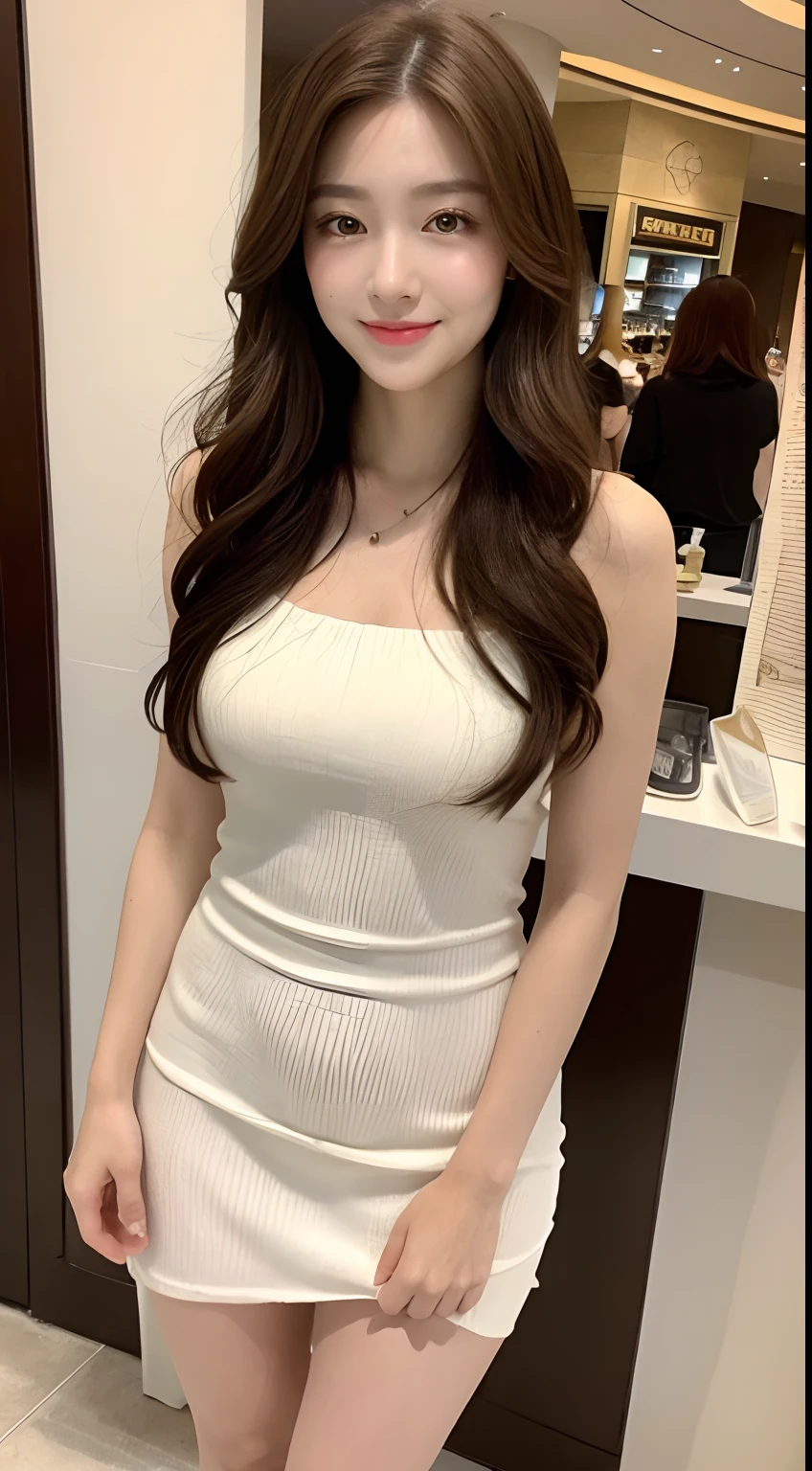 ((Best Quality, 8K, Masterpiece: 1.3)), 1girl, Slim Abs Beauty: 1.3, (Hairstyle Casual, Big Breasts: 1.2), Dress: 1.1, Super Fine Face, Delicate Eyes, Double Eyelids, Home