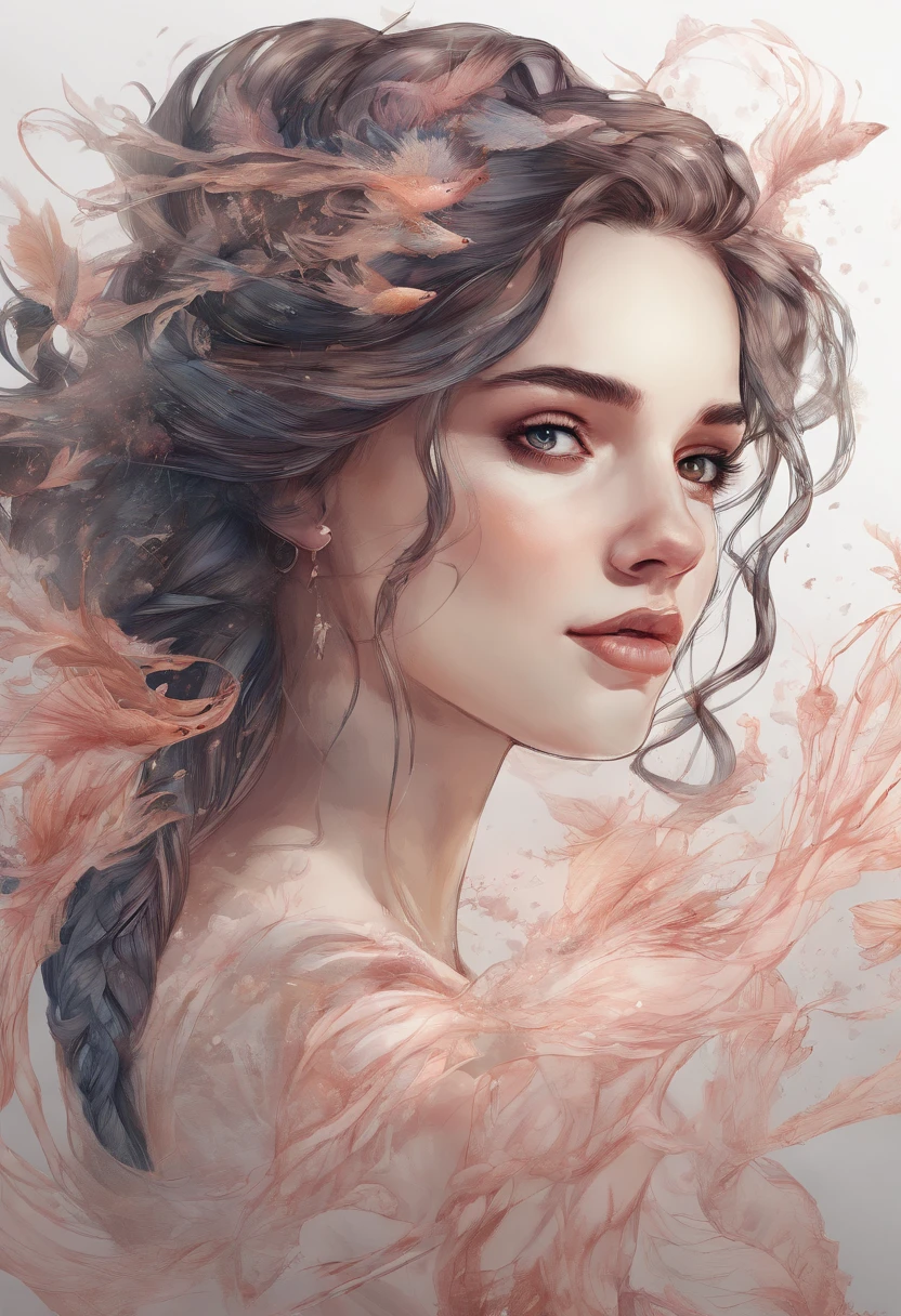 obra-prima, perfect lighting, flor, cinematic lighthing, (handbra), adulto, pele perfeita, raios de luz, feminino, olhando visualizador, retrato, seios, nu, nu, harem, (6girls: 1.2), sorriso, feliz, alegria, multicolorido cabelo, sardas, blush, cabelo azul, cabelo vermelho, loiro, franja separada, cabelo cor-de-rosa, cabelo muito longo, long braided, (sereia: 1.2), underwater, vento, Ariel,Perfect centralization, alegria, Standing position, beleza abstrata, Centrado, looking at the camera, Facing the camera, Approaching perfection, Dynamic, altamente detalhado, liso, foco nítido, 8k, alta resolução, illustration, arte de Carne Griffiths e Wadim Kashin, Personagens de Goldfish