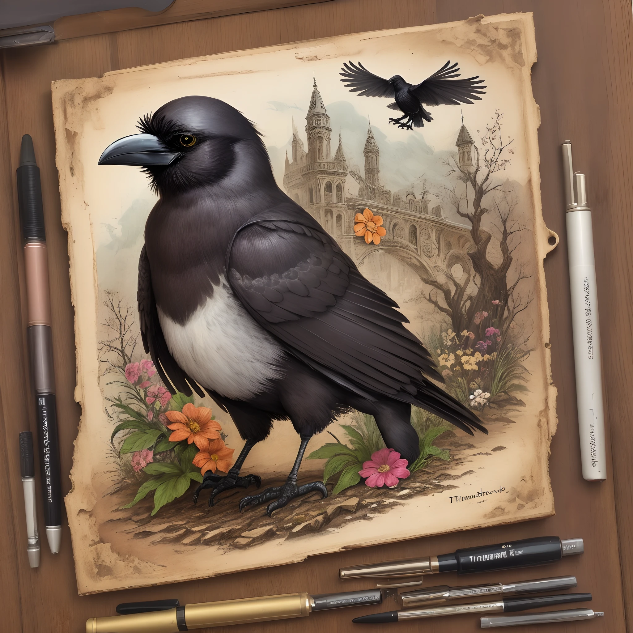 Timholtz-style crow