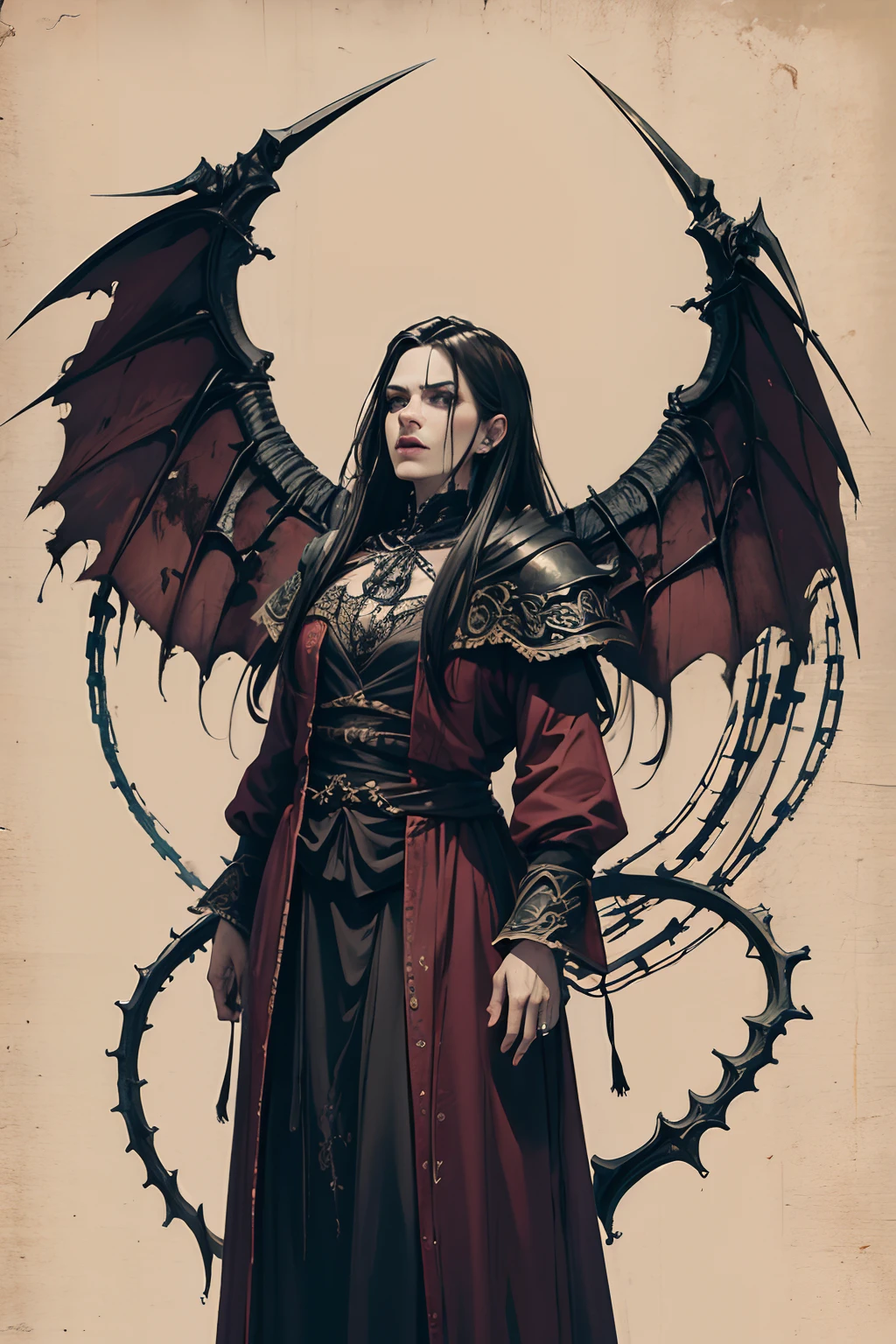 (extremely detailed 8k wallpaper),a medium shot photo of a fearful necromancer, Intricate, High Detail, dramatic