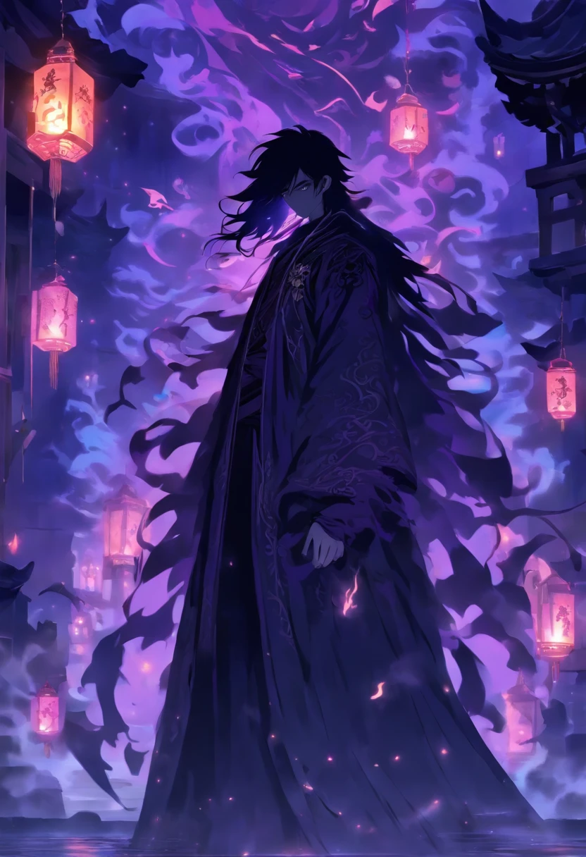 In a dark and mysterious realm,A scene unfolds before your eyes。A dark-haired magician stood tall,His robe churned in the ethereal wind。He wields a fierce scythe decorated with intricate carvings,Indigo's eyes shone with an otherworldly light。The air is filled with Halloween whimsy,It was as if everything was moved by supernatural magic。The art style blends elements of Gothic darkness and fantastical beauty,Creates a stunning panorama。
Imagine that,A realistic photo captures this fascinating moment。Special details of the magician's flowing black hair,Cascade like a midnight wave,Complements his mysterious aura。His eyes are a charming deep purple,It emits a mysterious glow,Penetrate the darkness。The sickle is finely made,The sharp blade reflected faint moonlight。Its handles are covered with ornate symbols,Traces of its mysterious past are revealed。
The atmosphere of this scene is shrouded in Halloween mystery,It evokes an eerie sense of celebration。Shadows fly on the background,Twisted shapes are projected on mysterious symbols etched on the cobblestone floor。Twinkling lanterns,Decorated with horrible decorations,Provides a dim and captivating glow。There was a subtle sweetness in the air,A cool breeze blows the magician's robe,It seems to be whispering secrets that only the souls of the night know。
This fascinating artwork contains the essence of a dark and magical world,Elements of painting and realistic photographs are fused。It immerses the audience in a fantasy realm where mystery and charm collide,Uncover the secrets that the dark-haired mage holds with purple eyes and an evil scythe