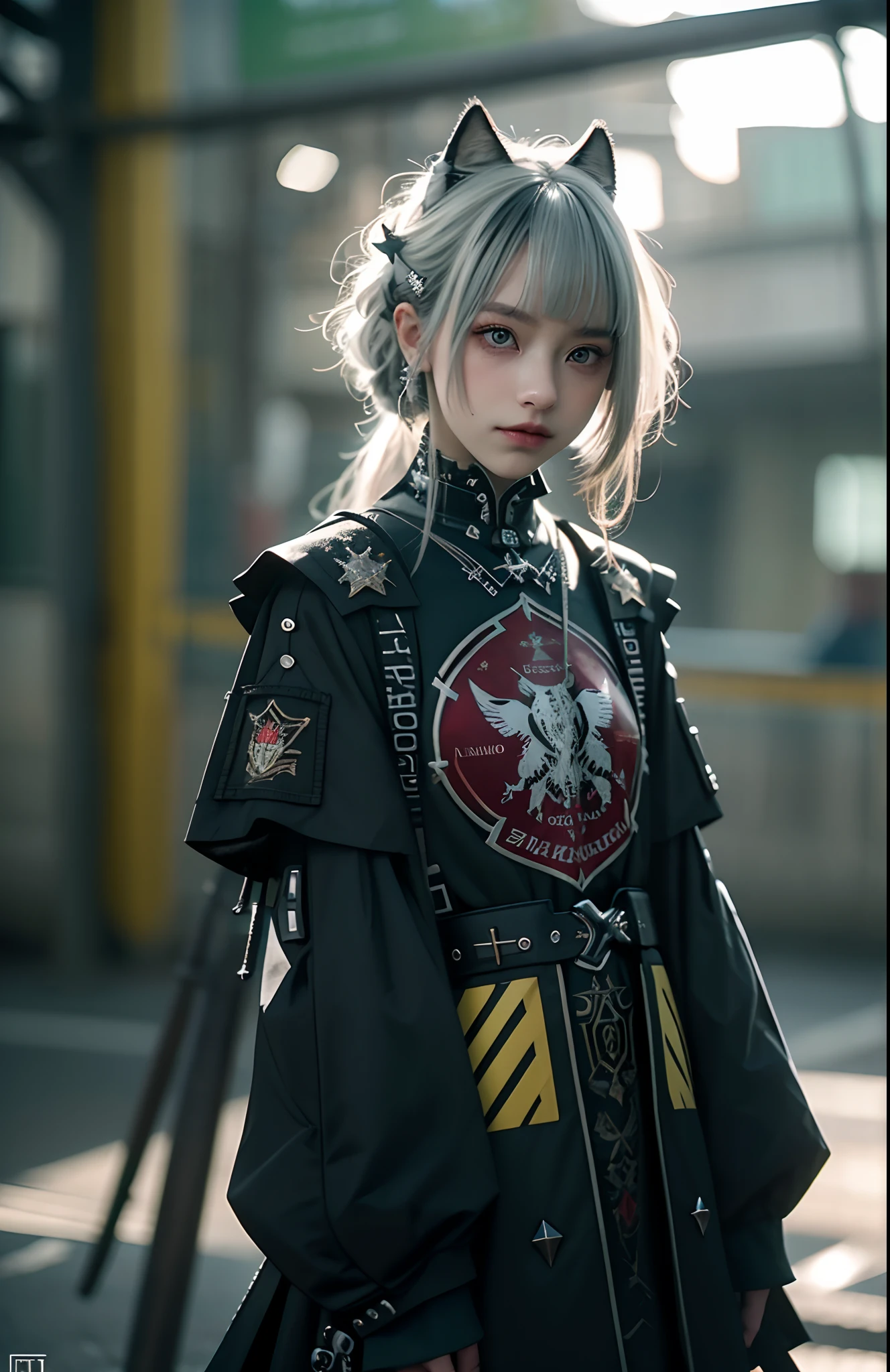 Excelente renderizado, 8k, Obra maestra, Calidad Ultra, belleza: 1.2, professional illustration: 1.1, Ultra detalle: 1.3, Ultra Illumination, Altamente detallado, (Detalles de luz oscura) 1girl,
godo_punk
heterochromia with red eyes and yellow eyes
