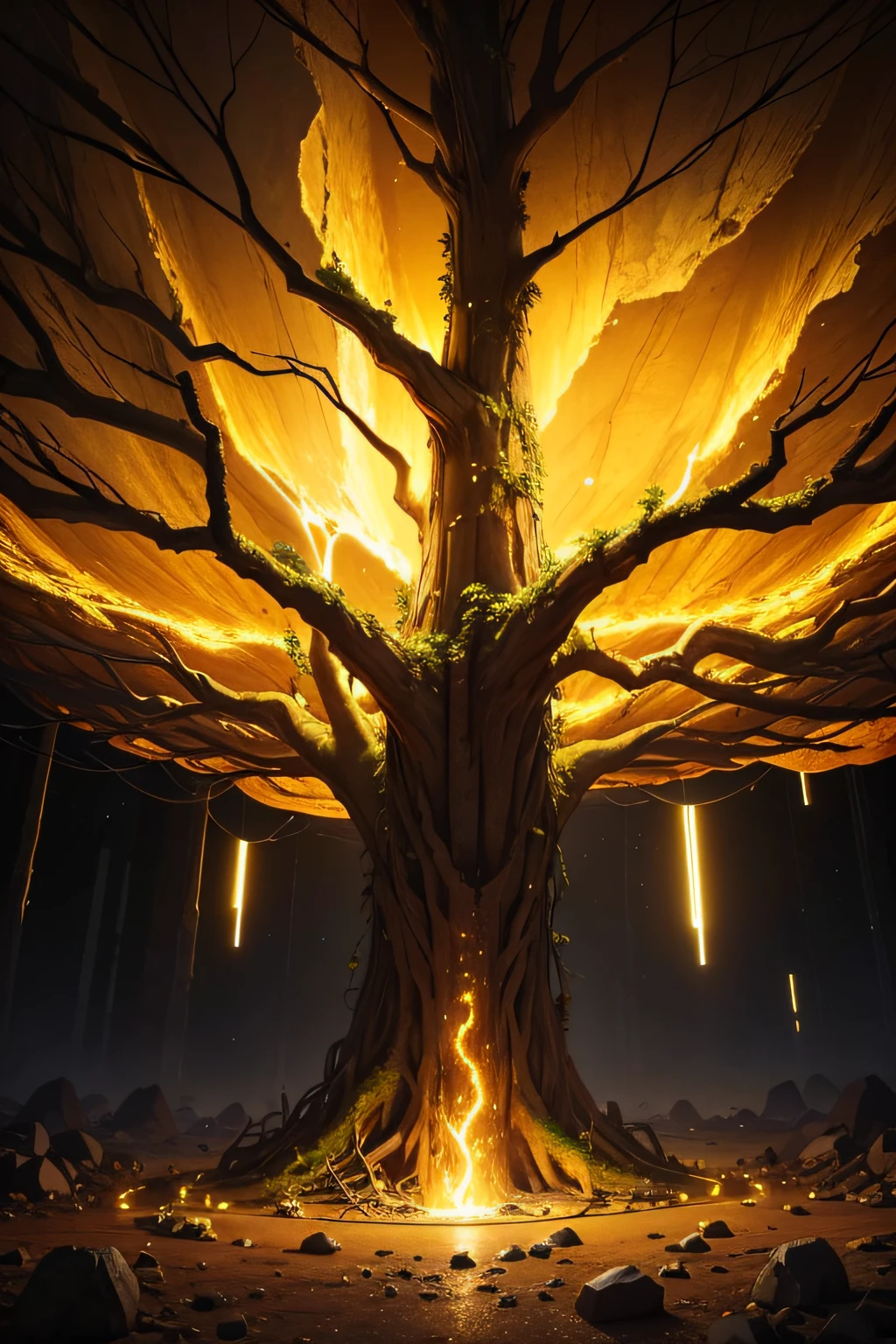 in OliDisco style,
Get round the fire with a glass of strong ale
And tell us a story from beyond the pale
Bury some seeds and expect some strong branches
I'll tend to the flame, you can worship the ashes