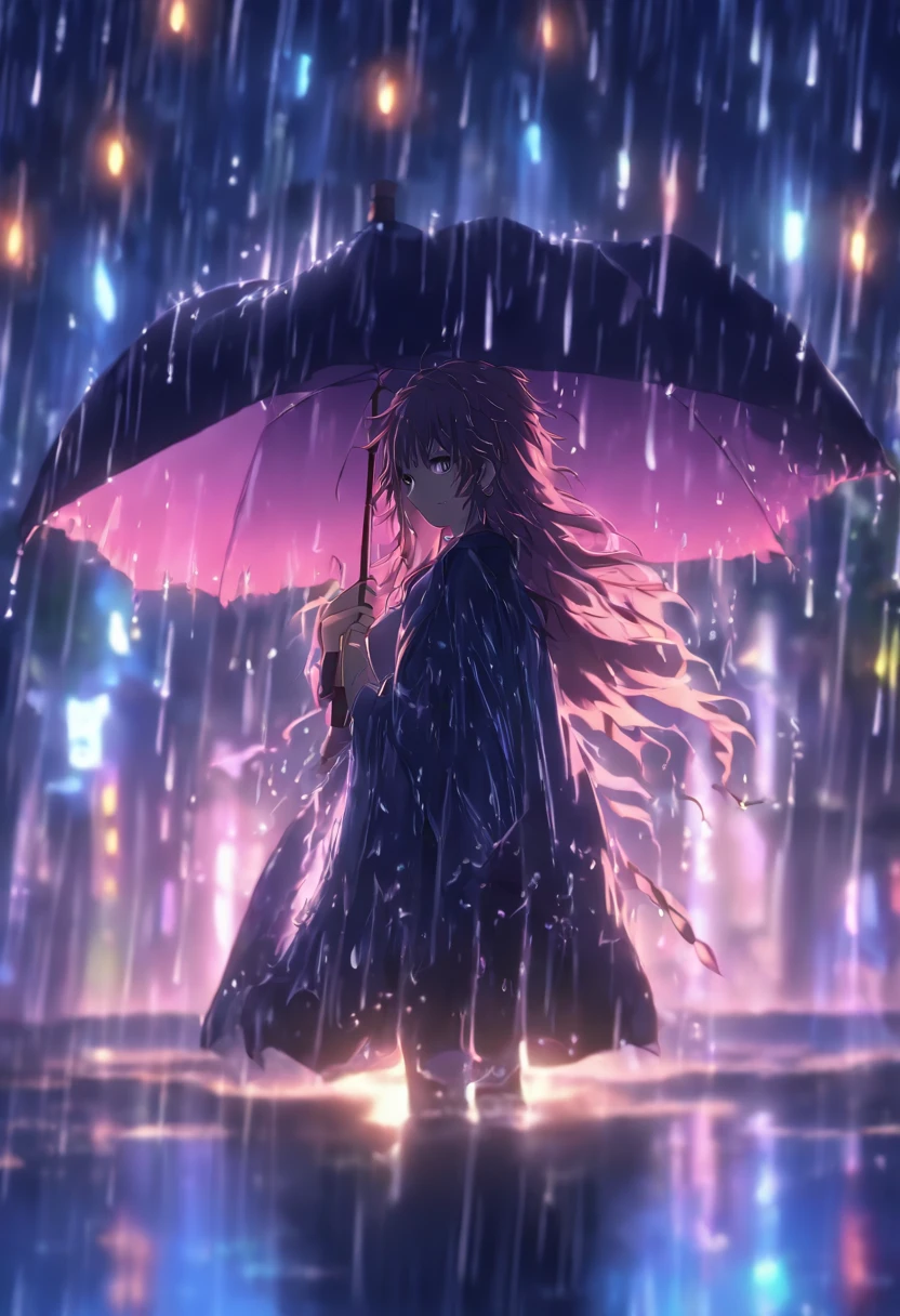 (((Rain))) best quality, ultra-high resolution, 4K detailed CG, masterpiece, house, burning, fire, Celtic mythology, ((Rain)), Celtic image, aesthetic, screen-centric