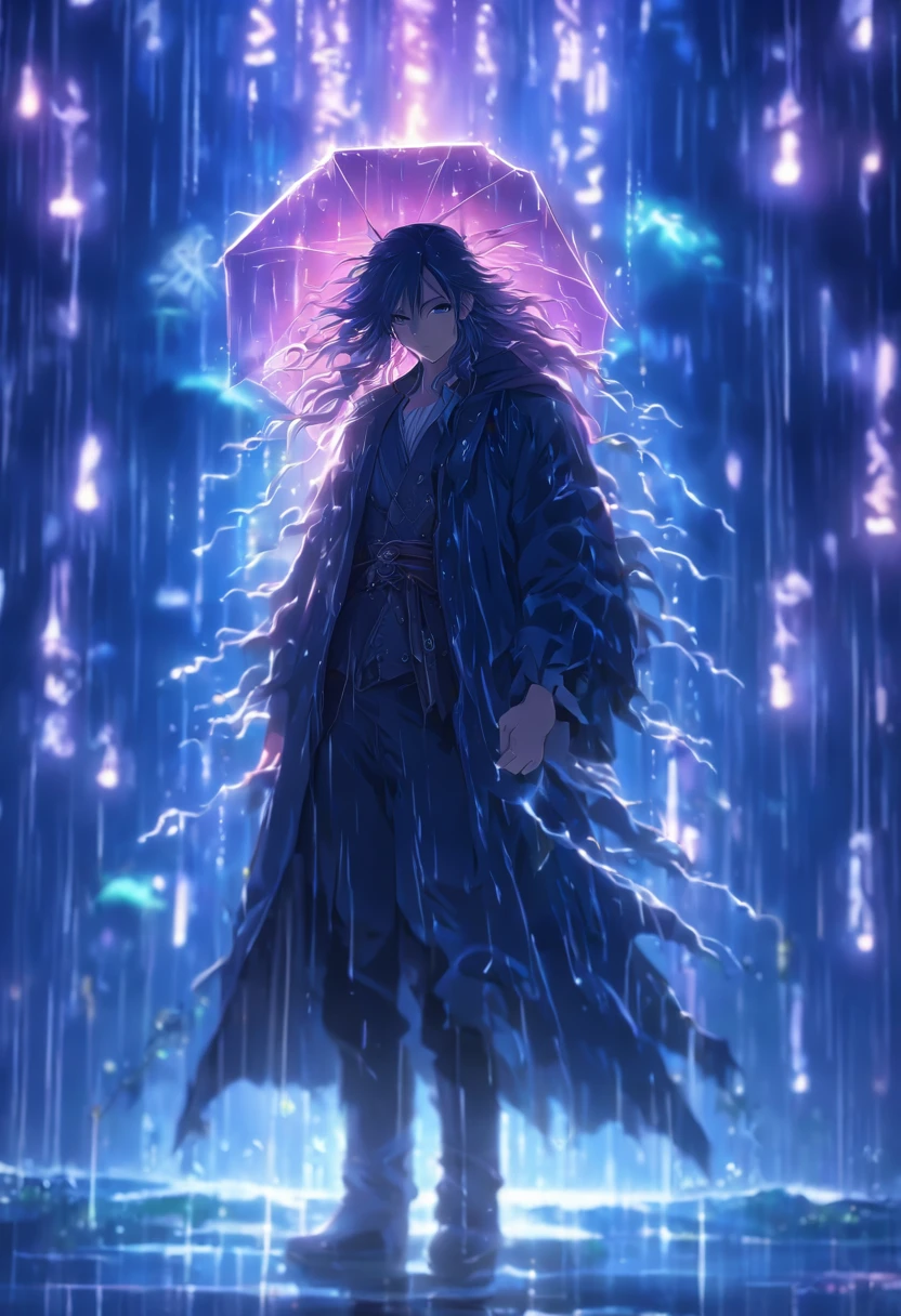 (((Rain))) best quality, ultra-high resolution, 4K detailed CG, masterpiece, house, Celtic mythology, ((Rain)), Celtic image, aesthetic, screen-centric