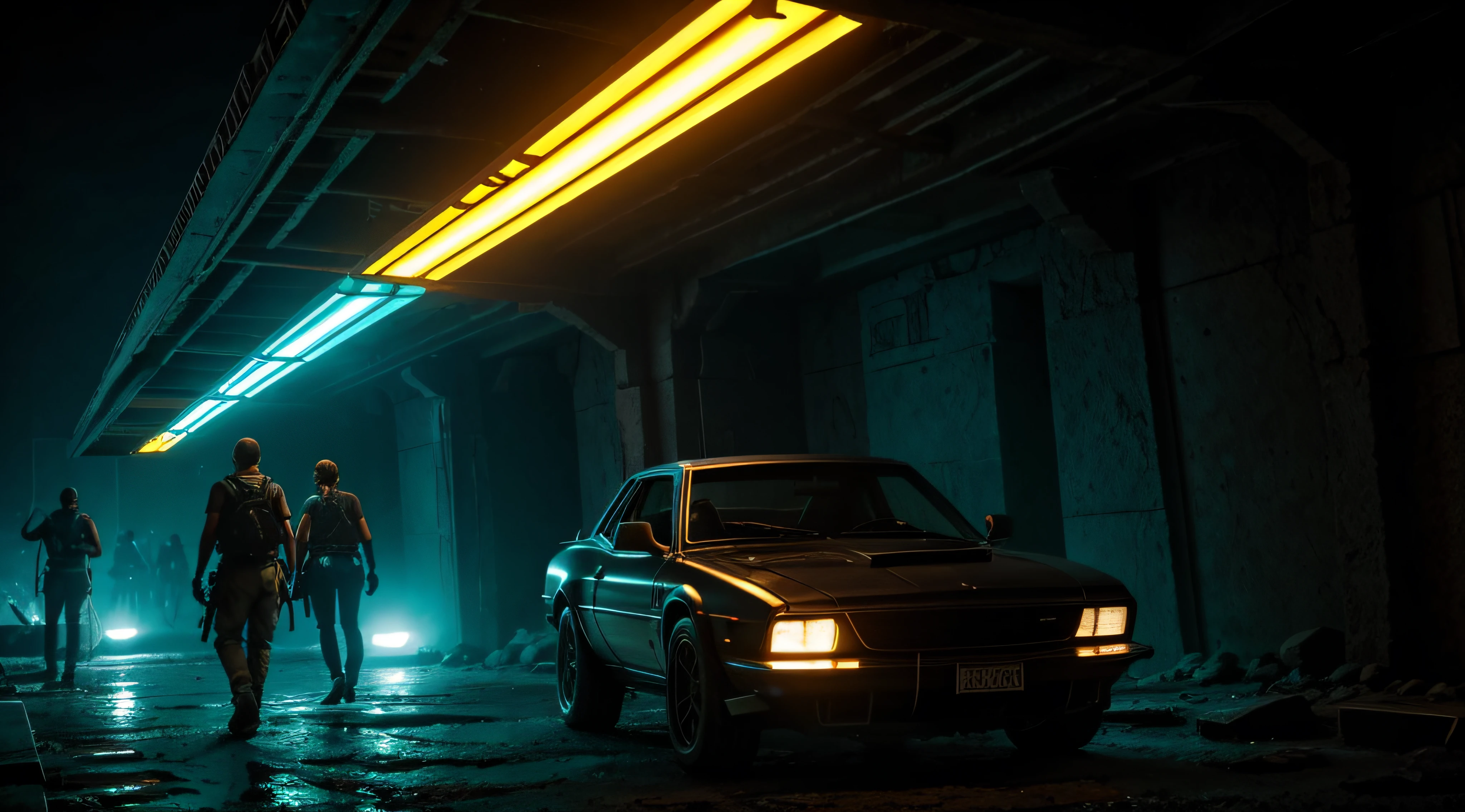 (obra prima) (ultradetalhada) (ultrarrealista | | | | | | | | | | | |) tomb raider, em uma festa, neon, cyberpunk, 20 anos de idade Foto premiada, BLN-L24, exposure,Alto contraste,low saturation,high saturation 8k 3D, f 2.8 lentes, Cinematic lighting