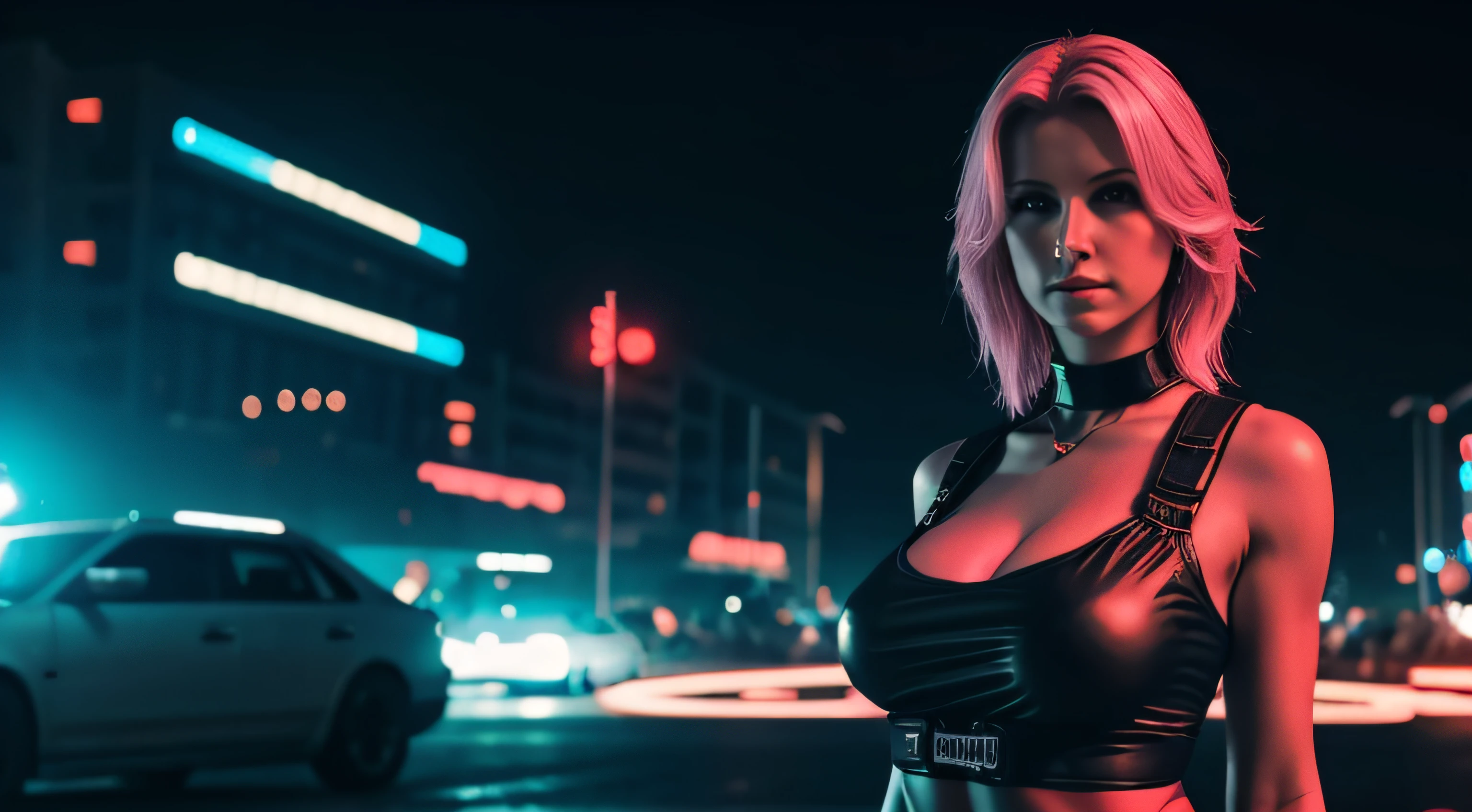 (obra prima) (ultradetalhada) (ultrarrealista | | | | | | | | | | | |)Cory Chase, em uma festa, neon, cyberpunk, 20 anos de idade Foto premiada, BLN-L24, exposure,Alto contraste,low saturation,high saturation 8k 3D, f 2.8 lentes, Cinematic lighting
