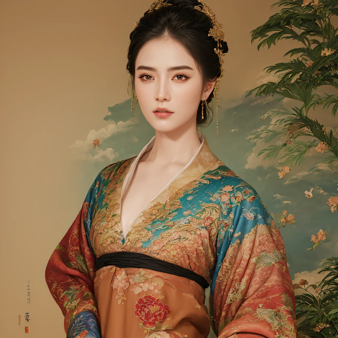 （Doomsday ruins）， （Linen batik scarf）， Angry fighting stance， looking at the ground， Batik linen bandana， Chinese 4 python pattern long sleeve clothing， 4 rainbows（Abstract propylene splash：1.2）， Dark clouds lightning background，Flour flies（realisticlying：1.4），Black color hair，Flour fluttering，rainbow background， A high resolution， the detail， RAW photogr， Sharp Re， Nikon D850 Film Stock Photo by Jefferies Lee 4 Kodak Portra 400 Camera F1.6 shots, Rich colors, ultra-realistic vivid textures, Dramatic lighting, Unreal Engine Art Station Trend, cinestir 800，Flowing black hair,（（（morningglow）））The wounded lined up in the streets（Color）Climb the streets，（Linen batik scarf）， Angry fighting stance， looking at the ground， Batik linen bandana， Chinese python pattern long-sleeved garment， （Abstract propylene splash：1.2）(Masterpiece, Top quality, Best quality, offcial art, Beautiful and aesthetic:1.2), (4girl), extreme detailed eyes, (Fractal art:1.3), Colorful, highest details, (Perfect face), Shiny skin, hdr, (white cloak golden lines:1.2), milky ways, (light stre), striking visual effects, (dynamic streaks, luminous trails:1.2), Vibrant colors, (4 phoenixes), (4 Dragons)