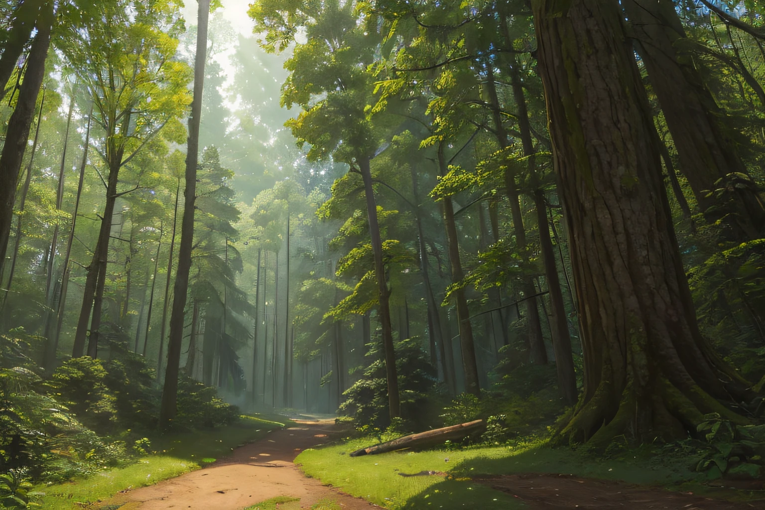 (((masterpiece))), (((best quality))), ((ultra-detailed)), (highly detailed CG illustration), Environmental detail, forest, mystical, thick trees, vines, bushes, sunshine, goblin
