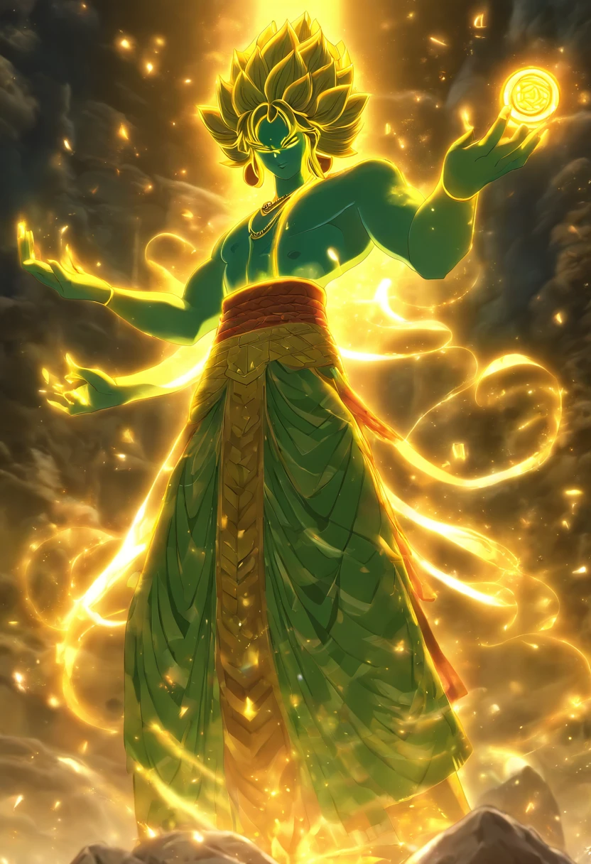 (((KUMARBI))) best quality, ultra-high resolution, 4K detailed CG, master piece,Hittite God, ,Hittite clothing,Hittite mythology,((standing pose)) , Hittite image, aesthetic, centered on screen