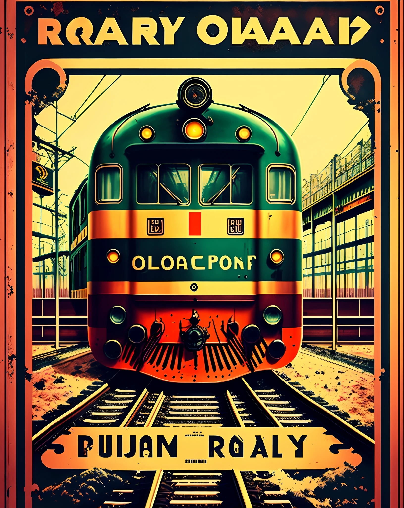 Railway poster