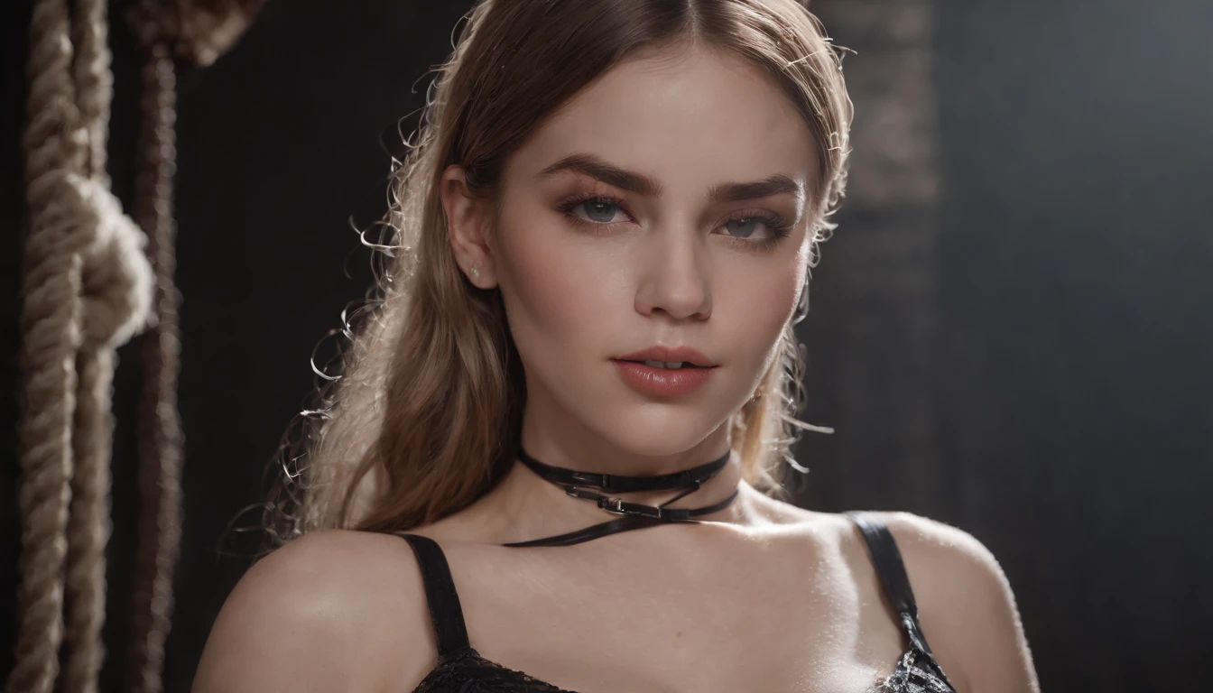 beautiful girl in short ripped black leather lingerie, Black corset, servidumbre, bragas de cuero, fondo, En cuclillas a cuatro patas en la nieve, tetas grandes y apretadas, noche oscura, cabello rojo oscuro, cuerpo completo, BDSM, Highly Detailed Face and Skin Texture, ojos detallados, ((Shibari)), Sometido, (((Calidad superior, 8k, Obra maestra: 1.3))), foco nítido: 1.2, Moist body: 1.5 rosas con espinas, verano, invierno, Clima tormentoso, Ultra detallado, realista, Calidad 8K, volumetic, Cara perfecta, face symmetrical, Sin deformidades, beautiful girl, Cuerpo completo