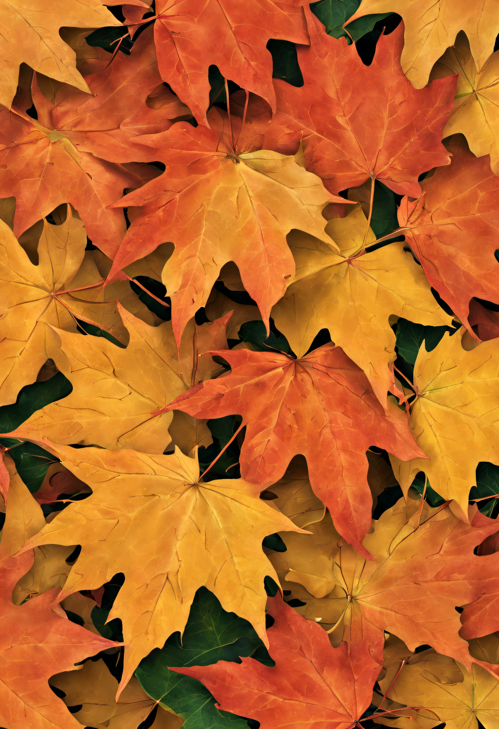 maple leaves